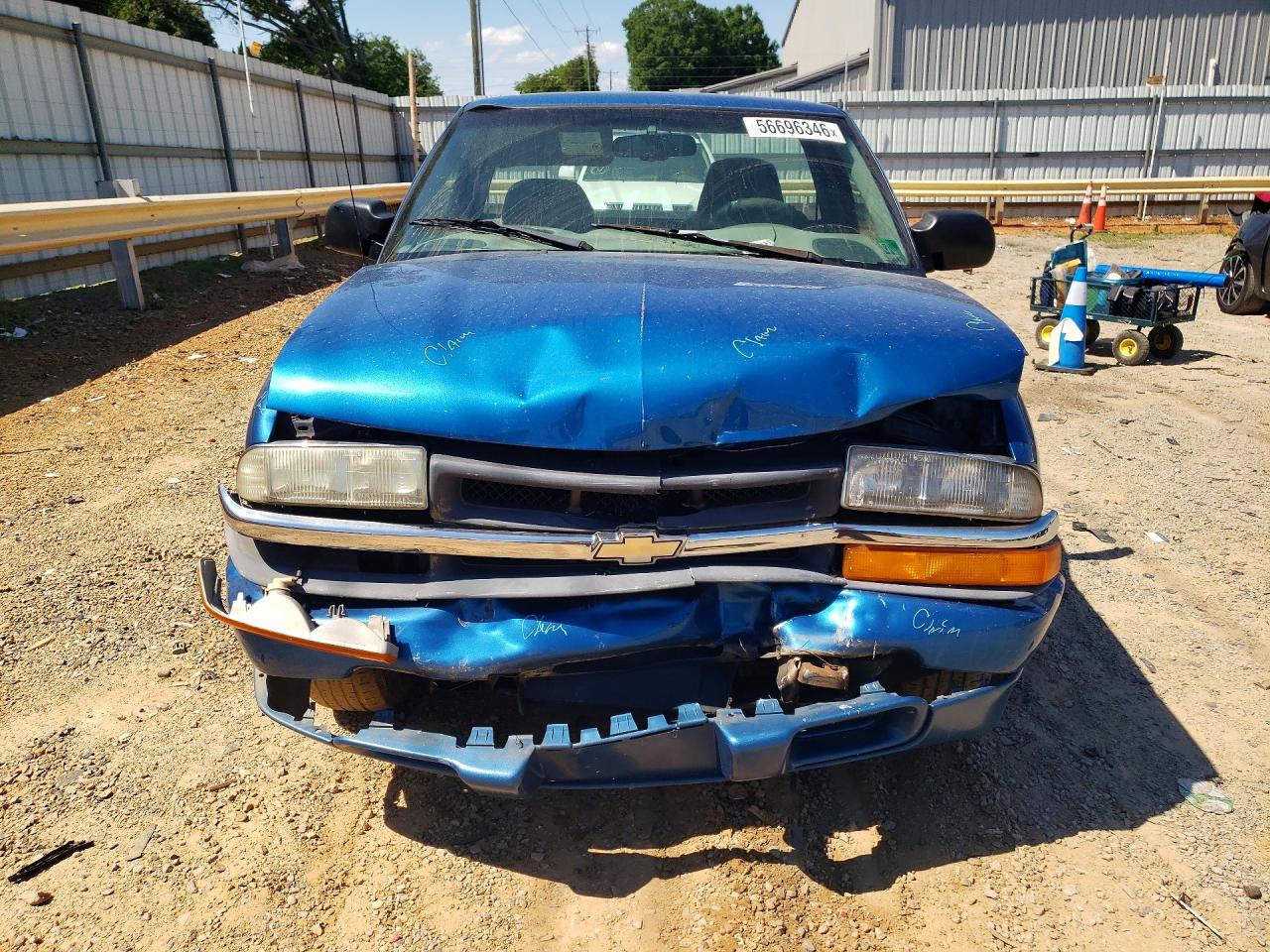 2001 Chevrolet S Truck S10 Blue vin: 1GCCS14571K156433