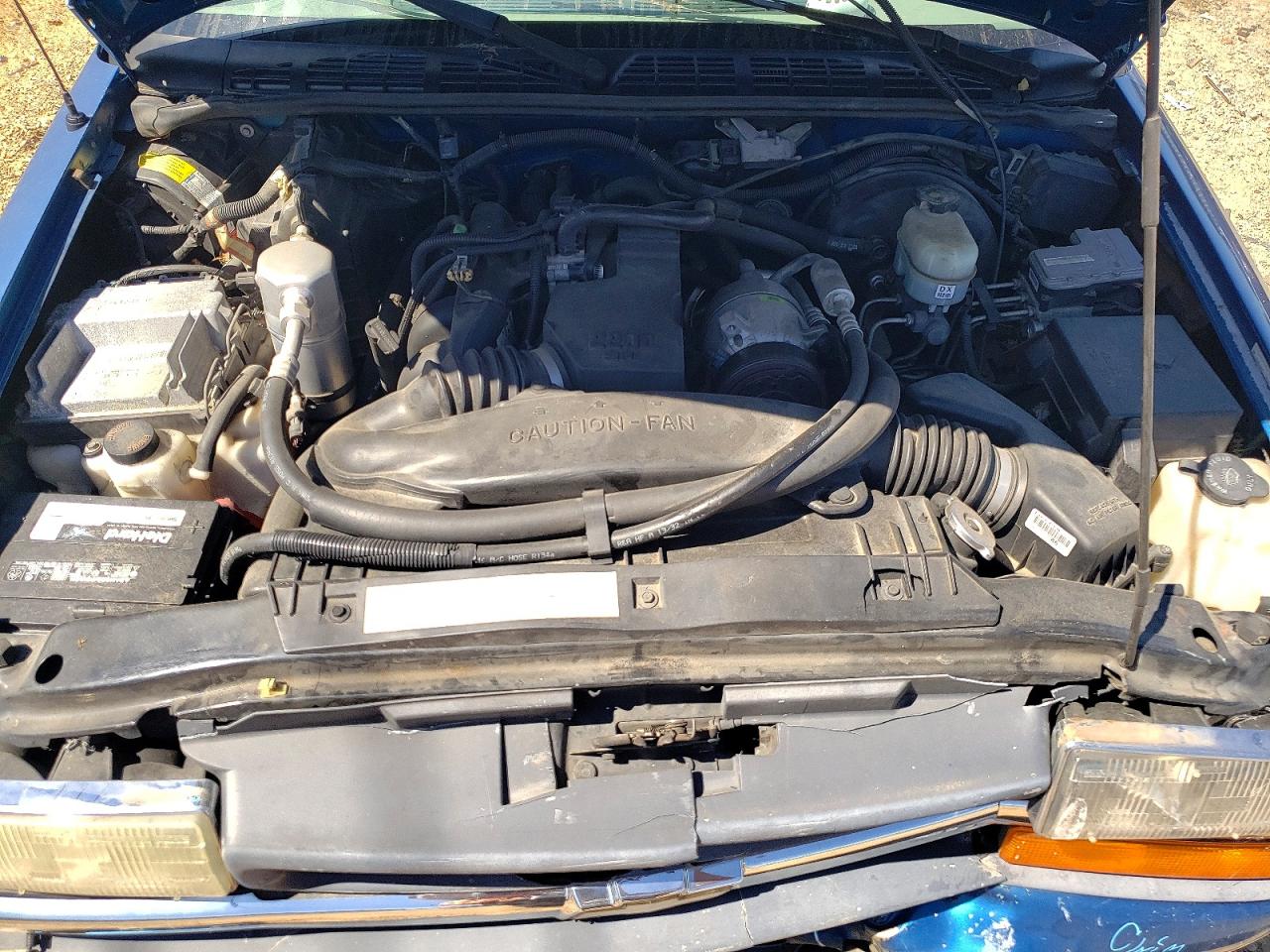 2001 Chevrolet S Truck S10 Blue vin: 1GCCS14571K156433