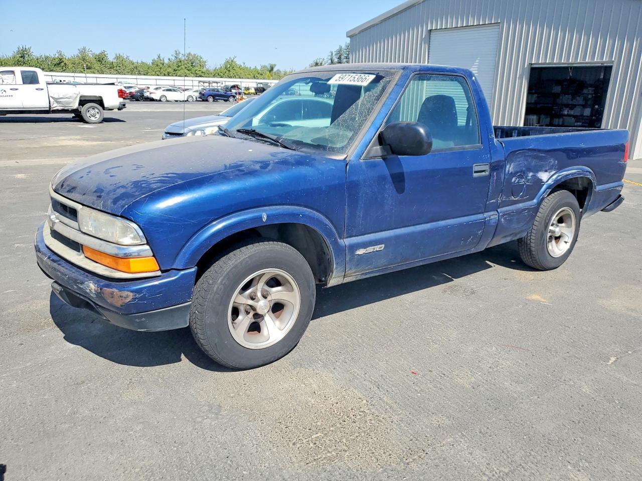 2000 Chevrolet S Truck S10 Blue vin: 1GCCS1457YK269812