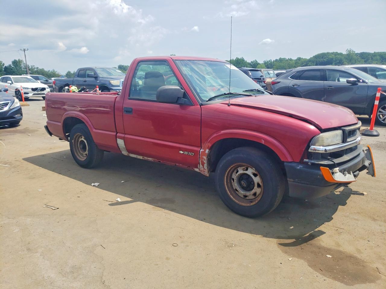 2001 Chevrolet S Truck S10 Red vin: 1GCCS14581K177162