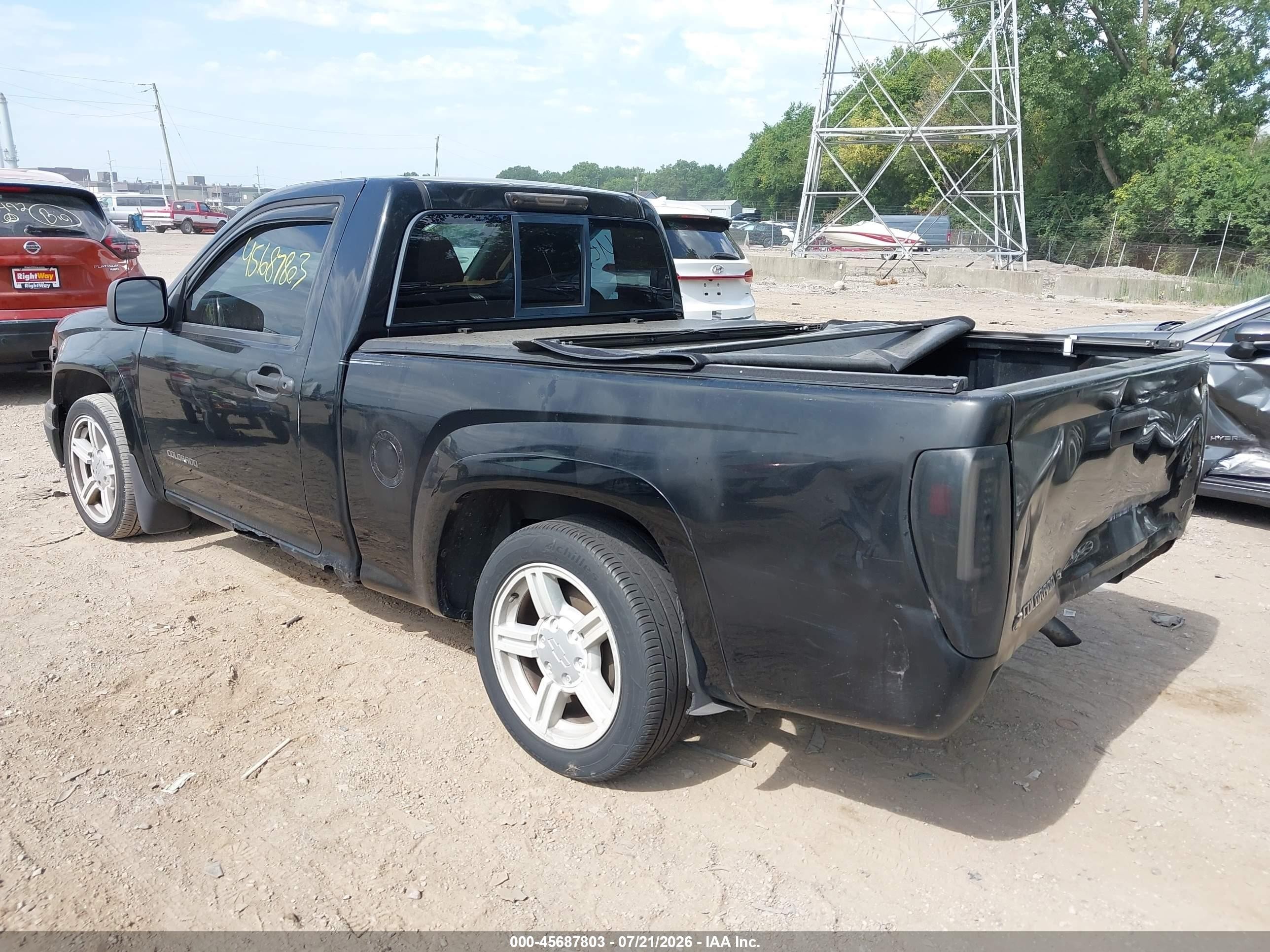 2004 Chevrolet Colorado Ls Black vin: 1GCCS146148180298