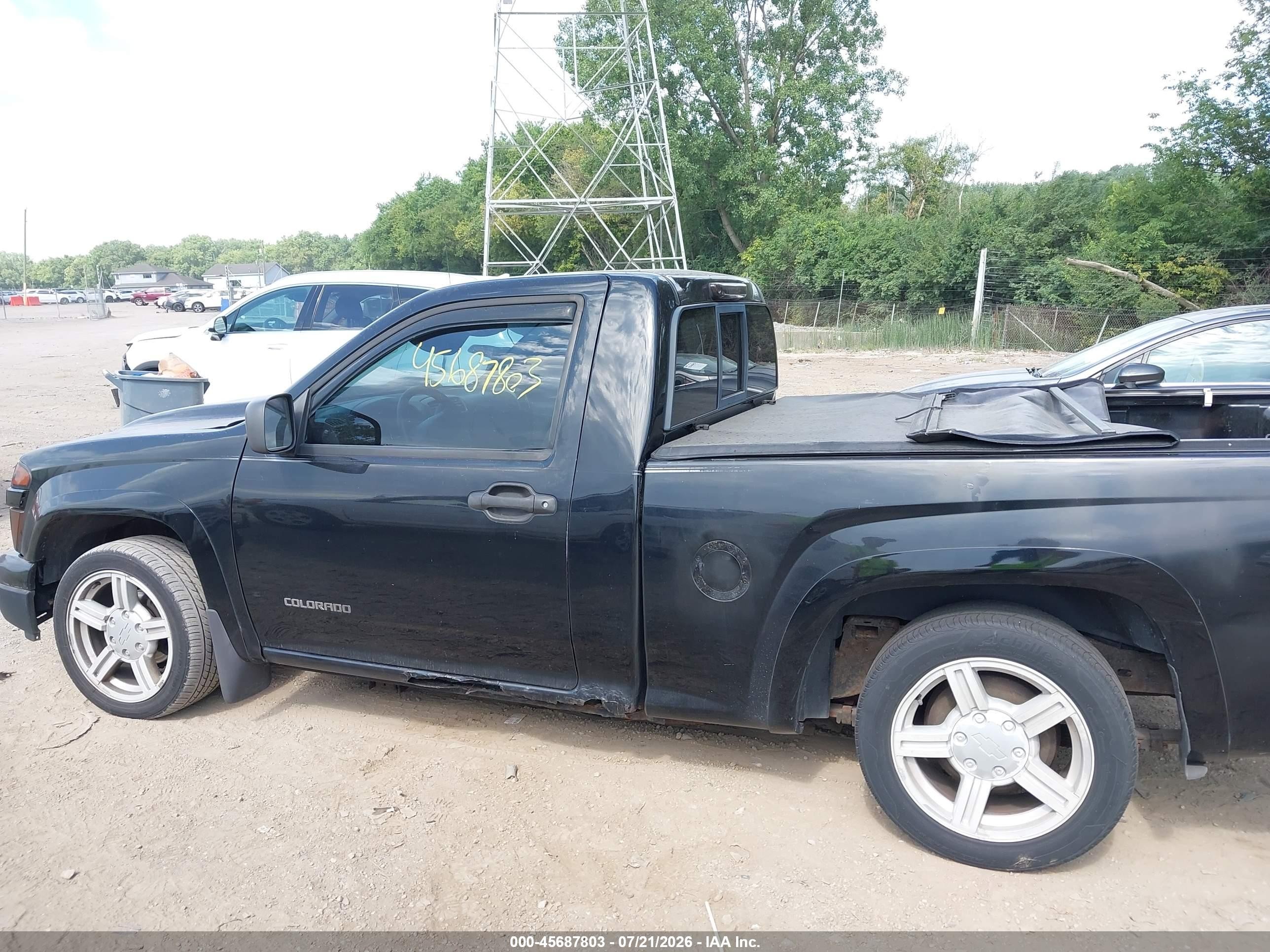 2004 Chevrolet Colorado Ls Black vin: 1GCCS146148180298