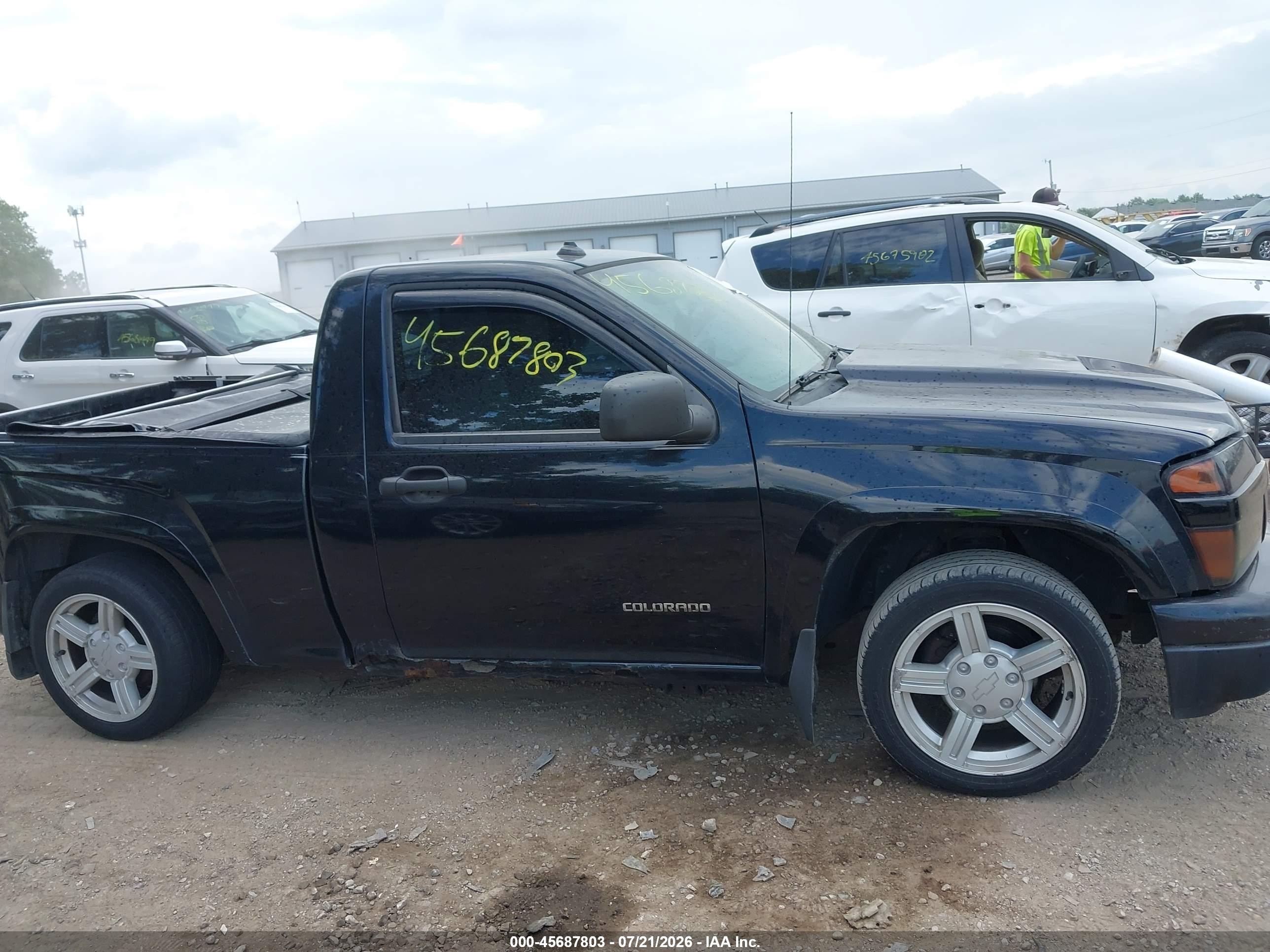 2004 Chevrolet Colorado Ls Black vin: 1GCCS146148180298