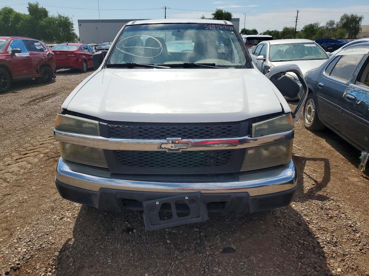 2005 Chevrolet Colorado White vin: 1GCCS146558249382