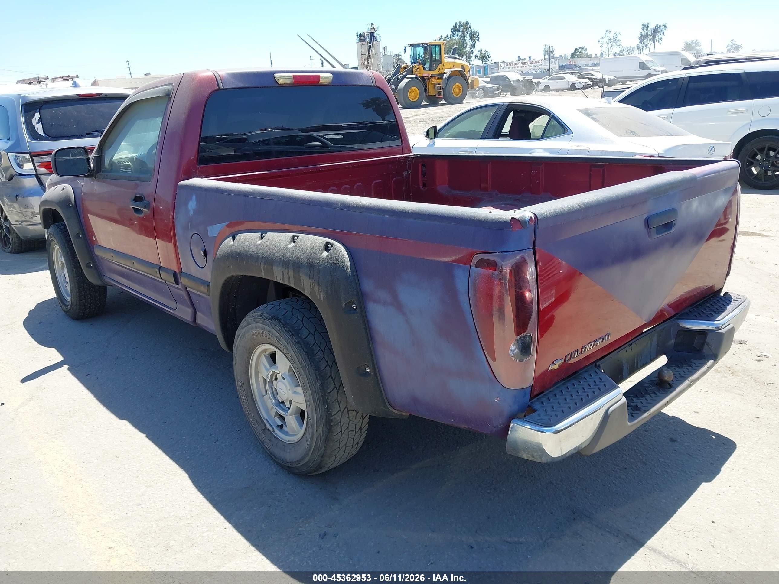 2006 Chevrolet Colorado Lt Red vin: 1GCCS146668135103