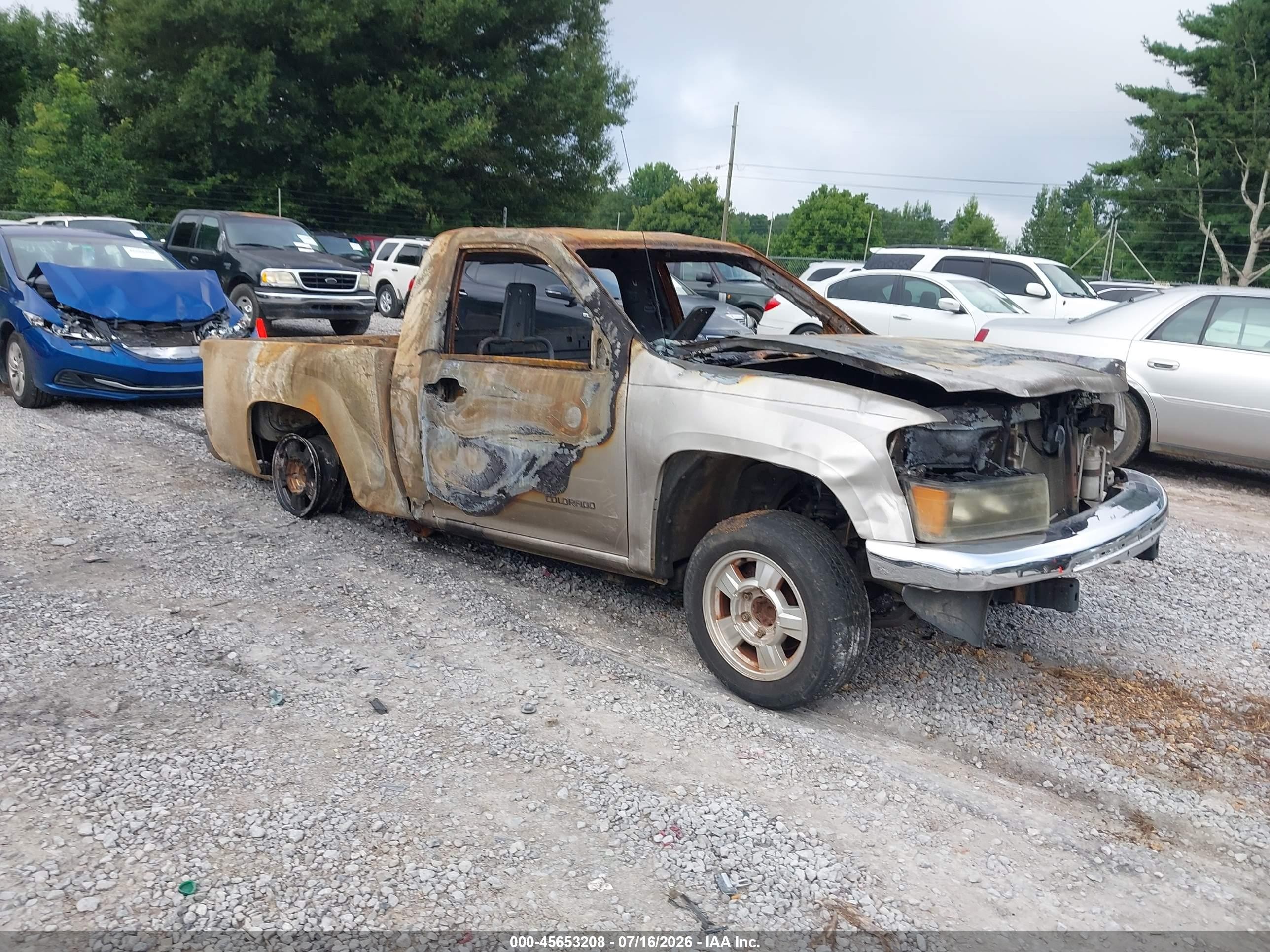2005 Chevrolet Colorado Ls Серебряный vin: 1GCCS146X58223263