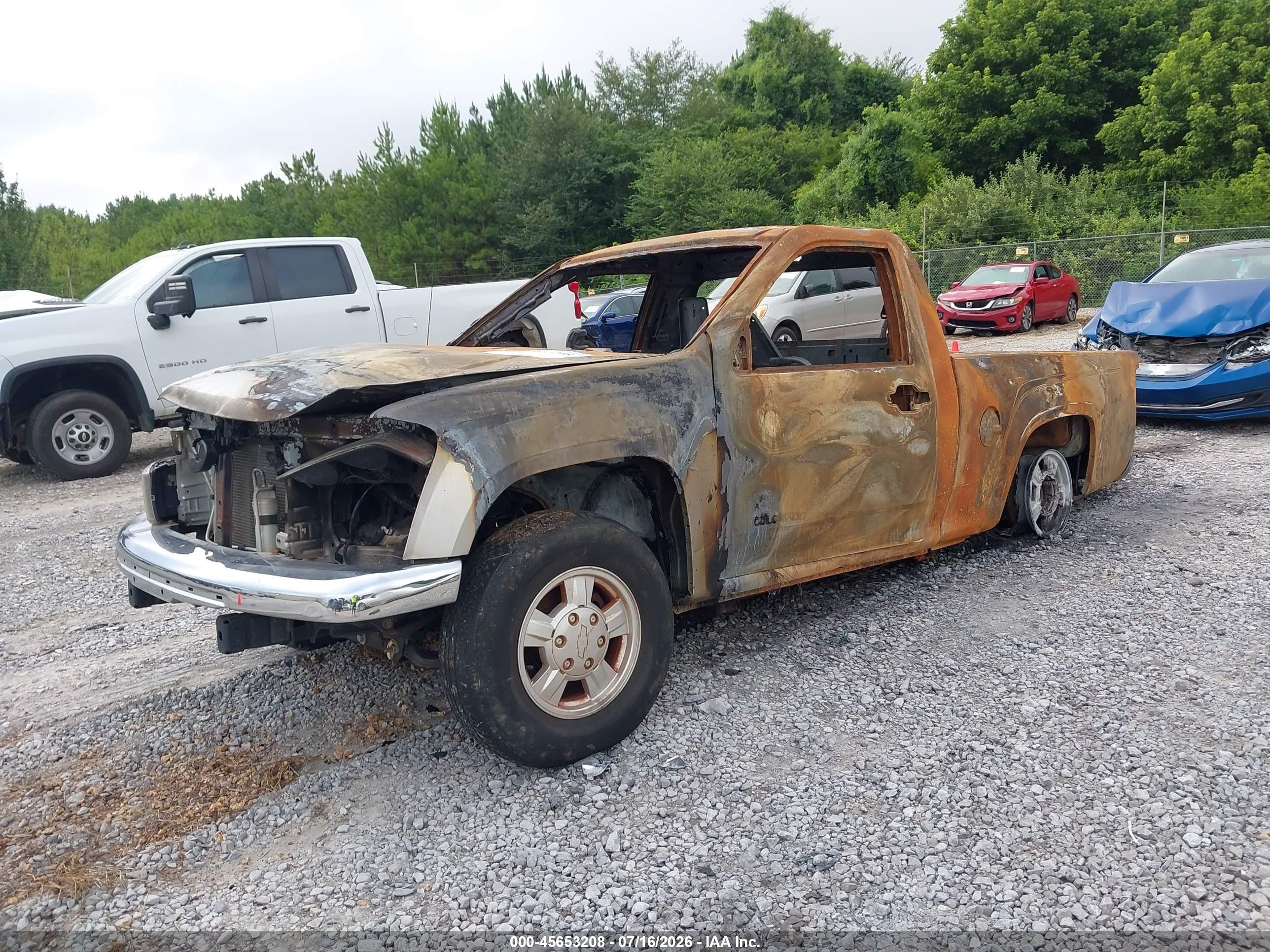 2005 Chevrolet Colorado Ls Серебряный vin: 1GCCS146X58223263