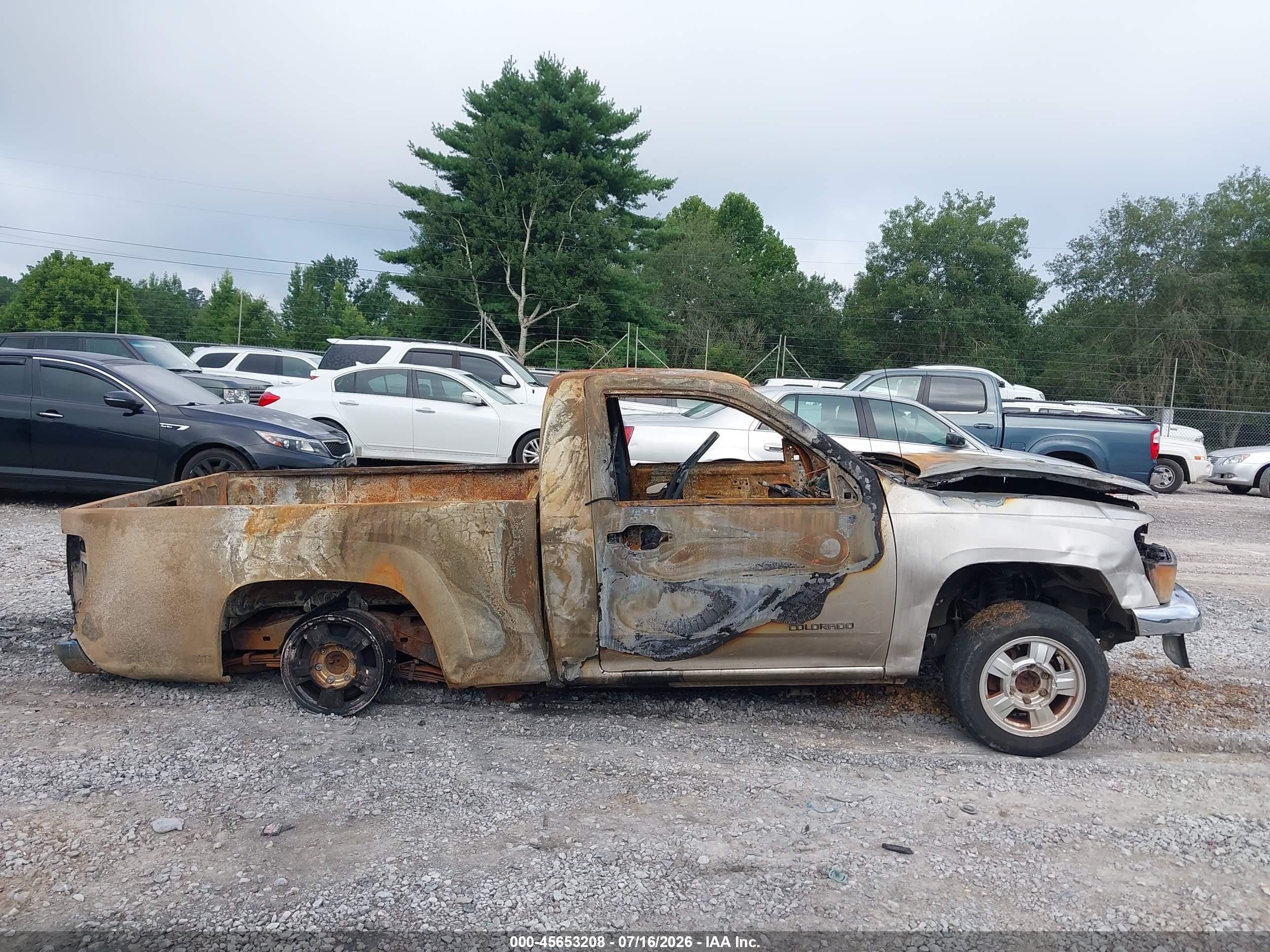 2005 Chevrolet Colorado Ls Серебряный vin: 1GCCS146X58223263