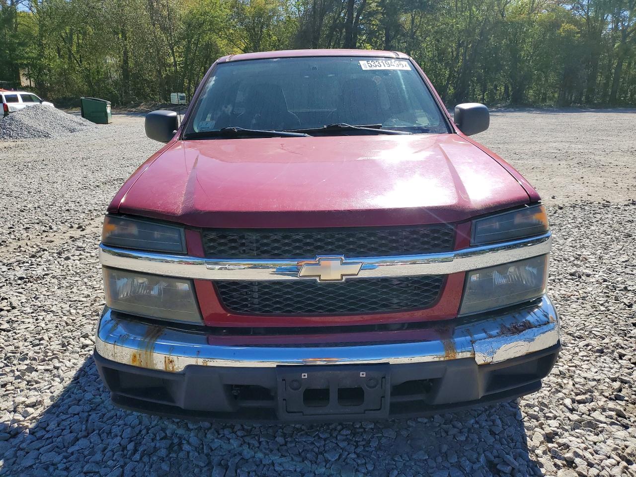 2006 Chevrolet Colorado Red vin: 1GCCS148068307241