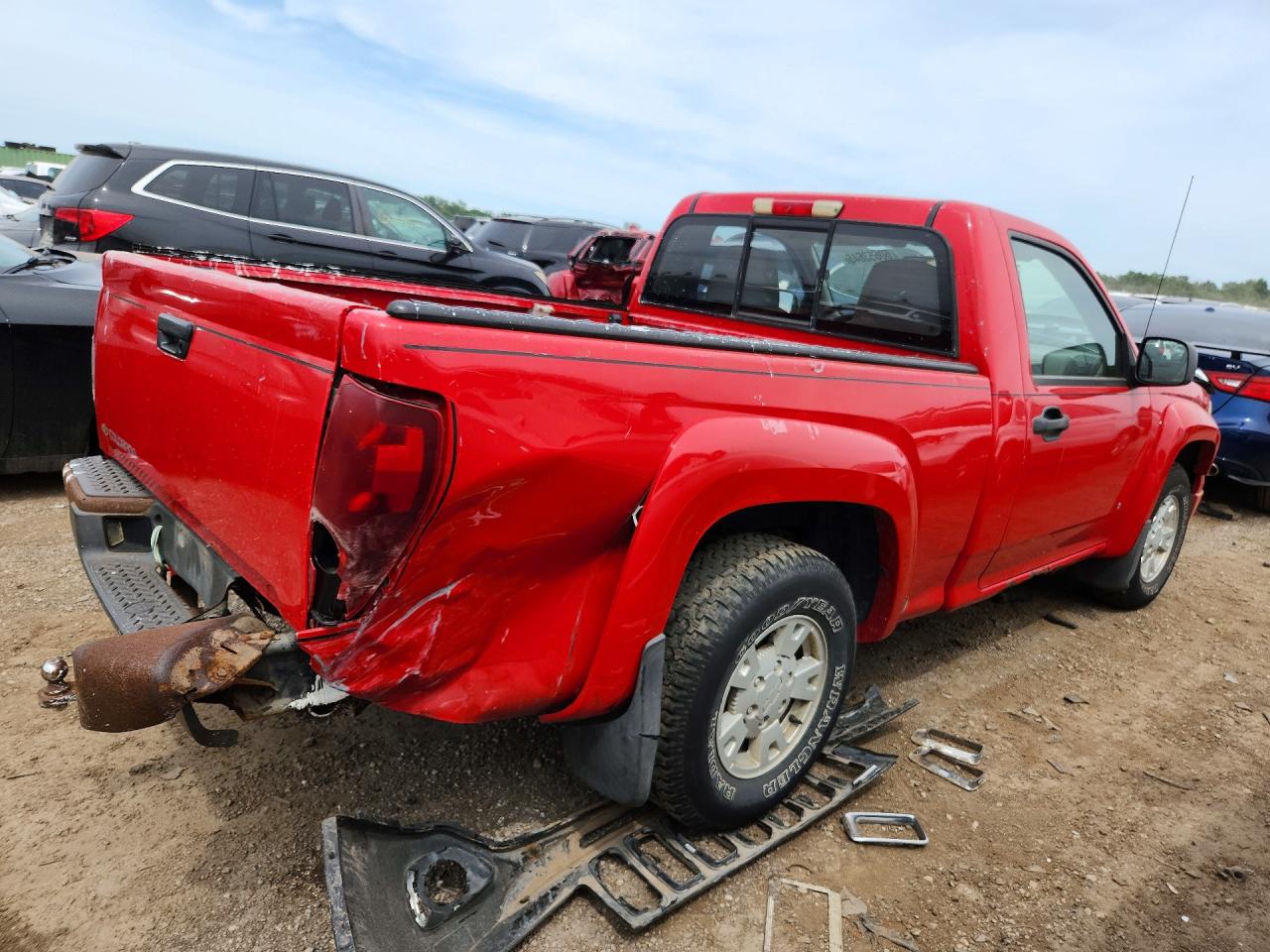 2006 Chevrolet Colorado Красный vin: 1GCCS148168199079