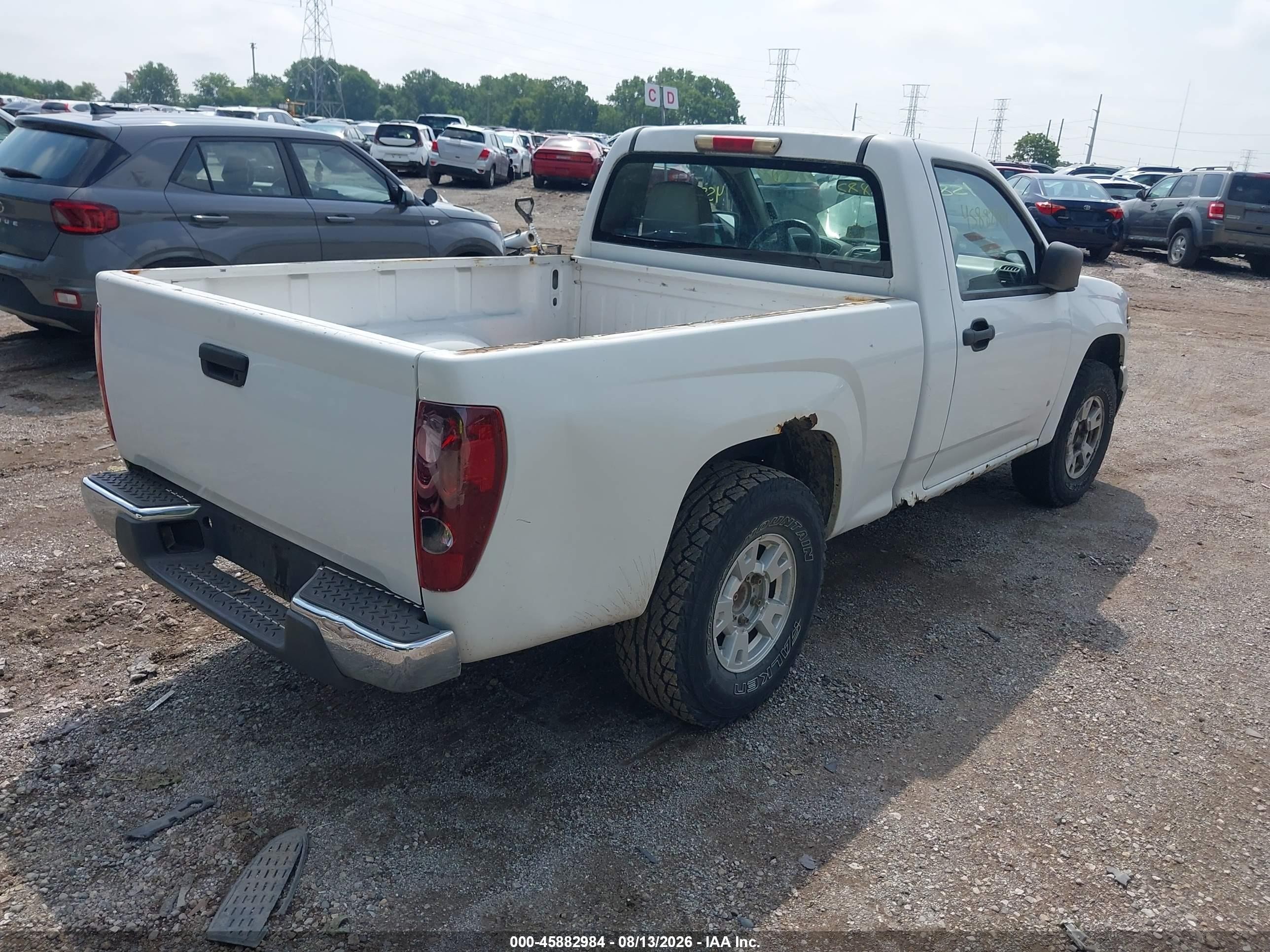 2006 Chevrolet Colorado Work Truck White vin: 1GCCS148268200613