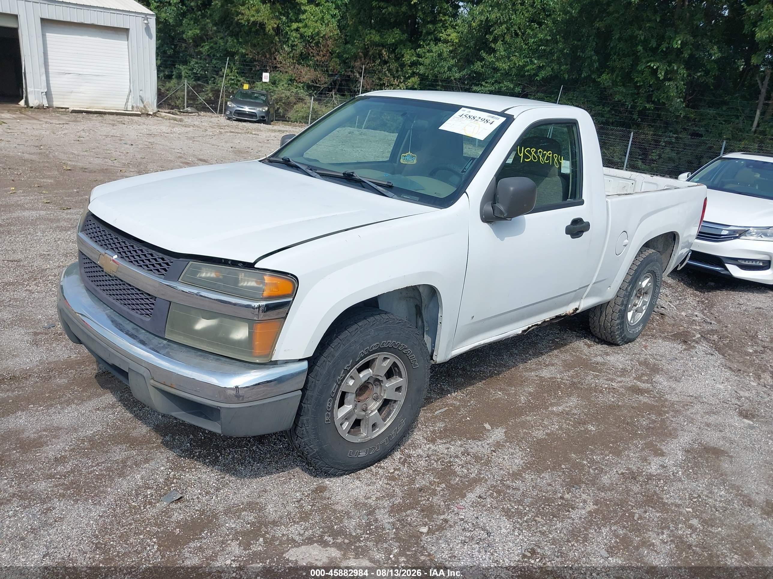2006 Chevrolet Colorado Work Truck White vin: 1GCCS148268200613