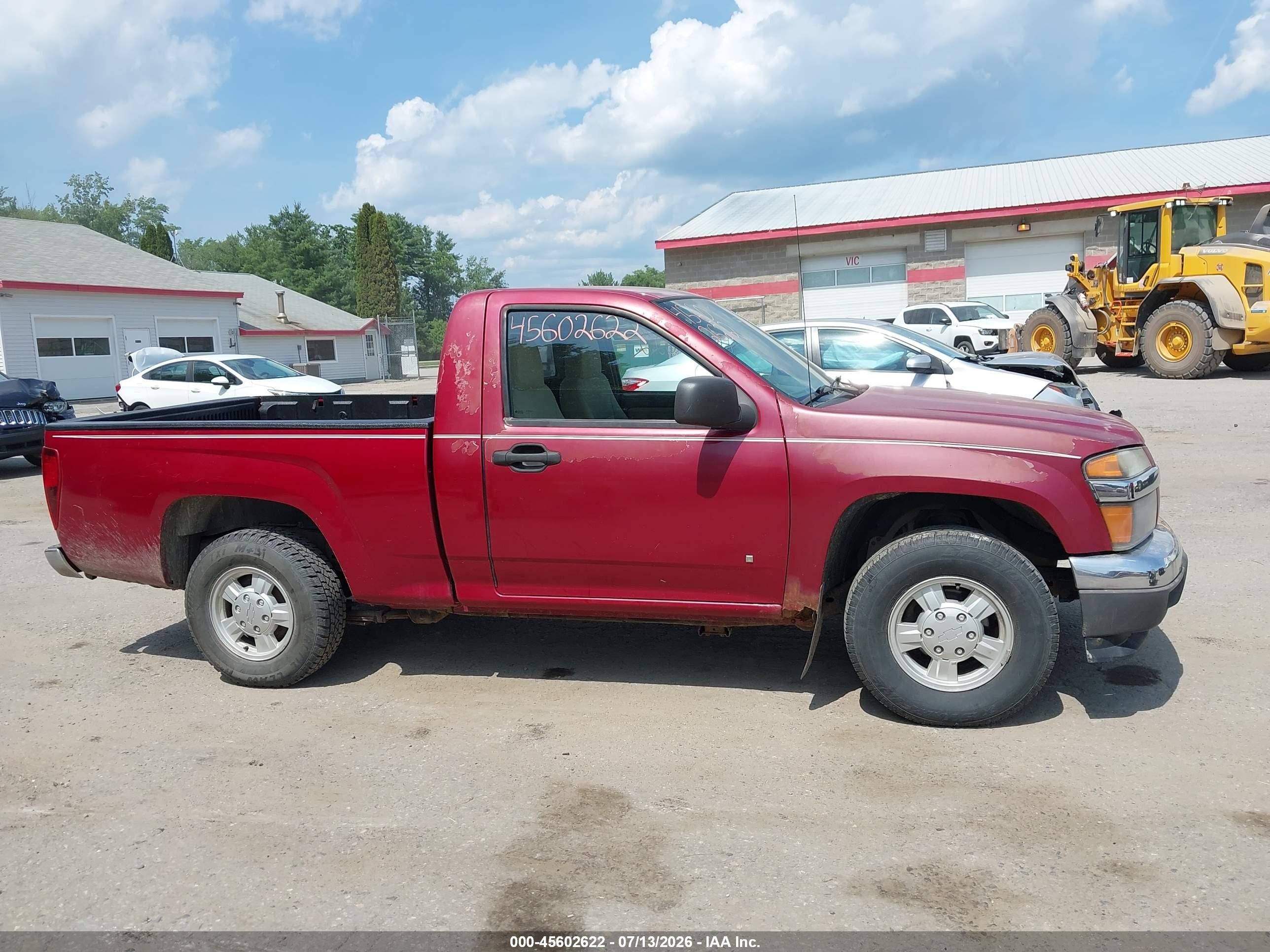 2006 Chevrolet Colorado Lt Maroon vin: 1GCCS148468123257