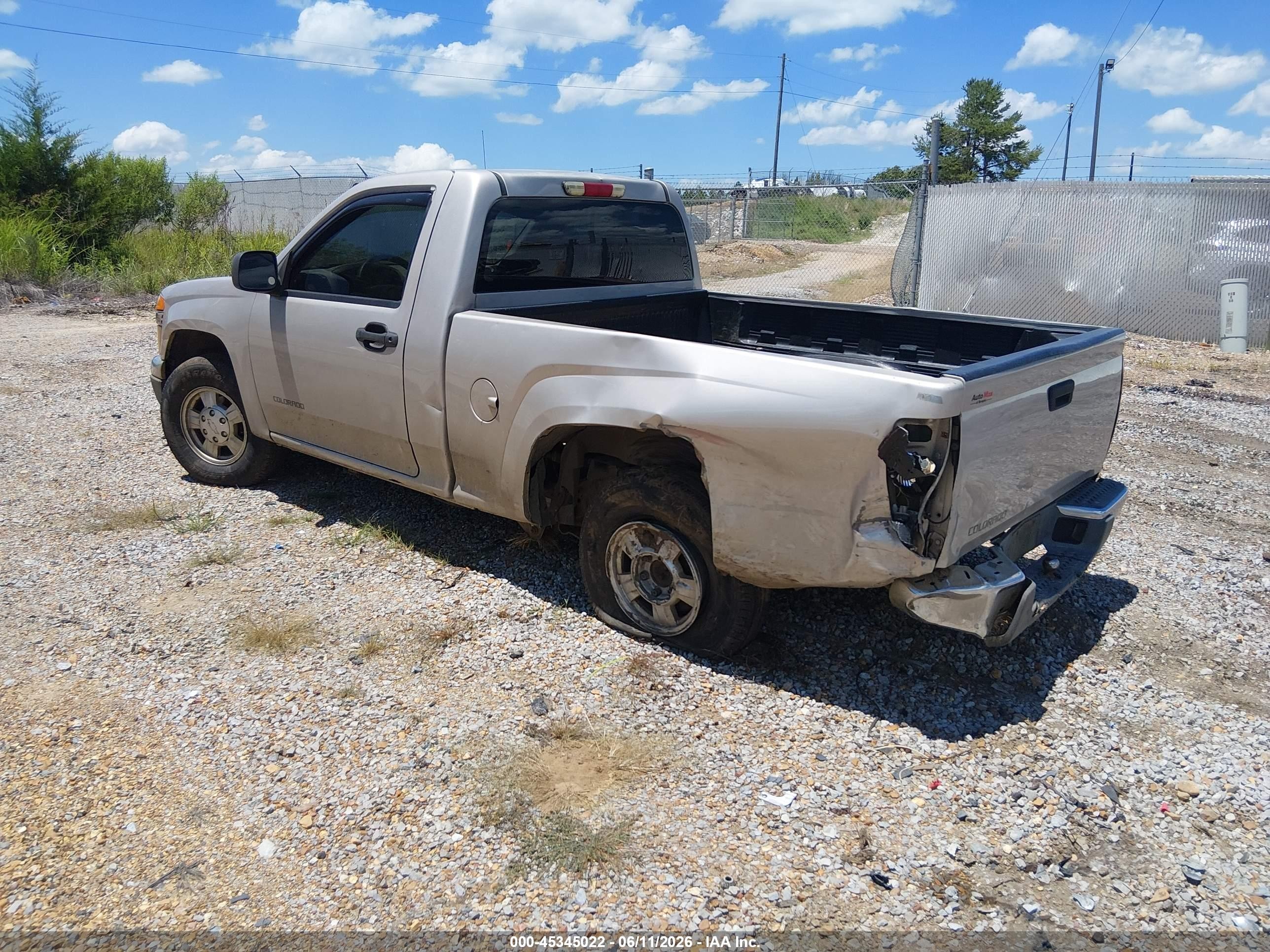2005 Chevrolet Colorado   Tan vin: 1GCCS148658175701
