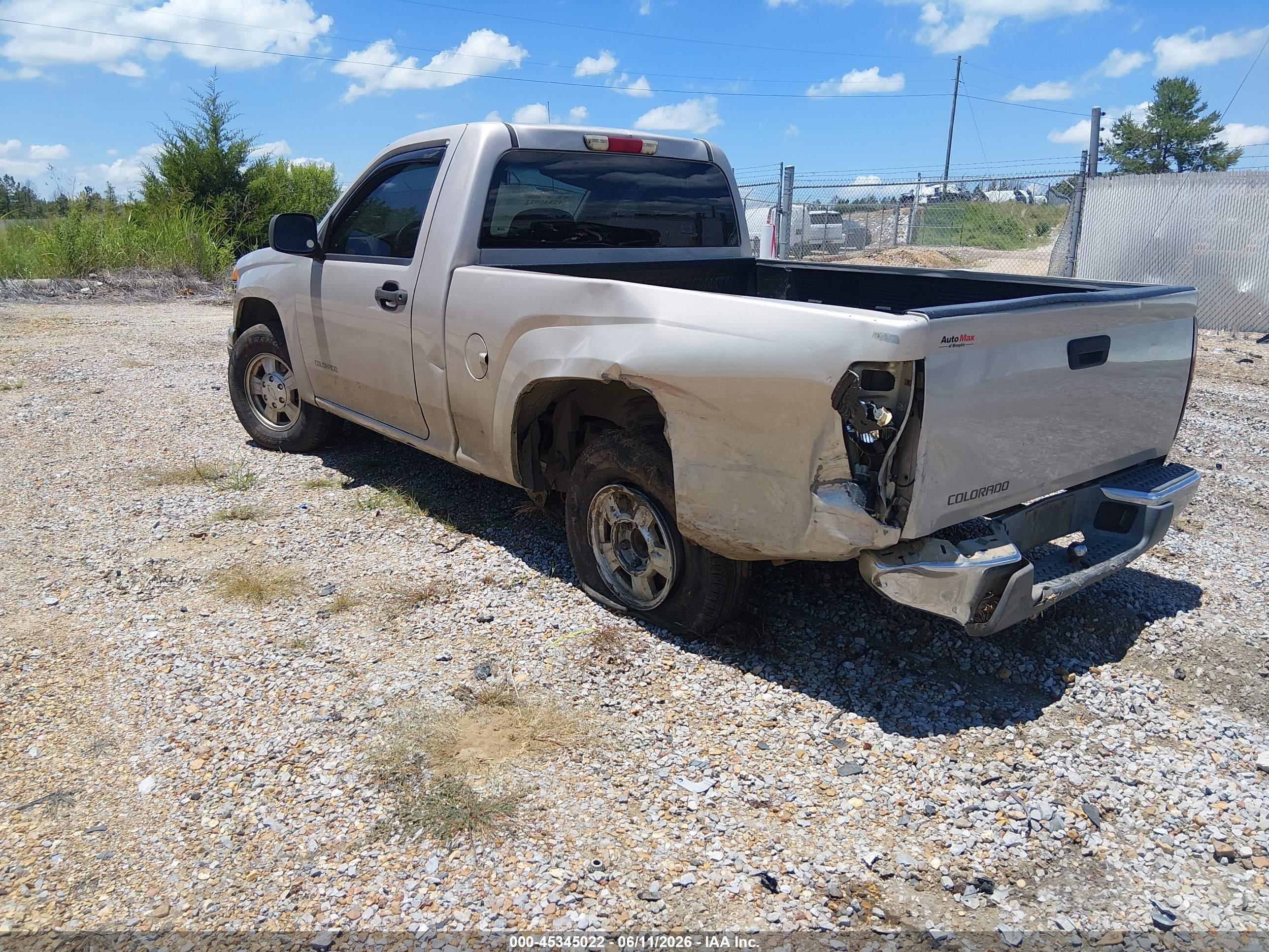 2005 Chevrolet Colorado   Tan vin: 1GCCS148658175701