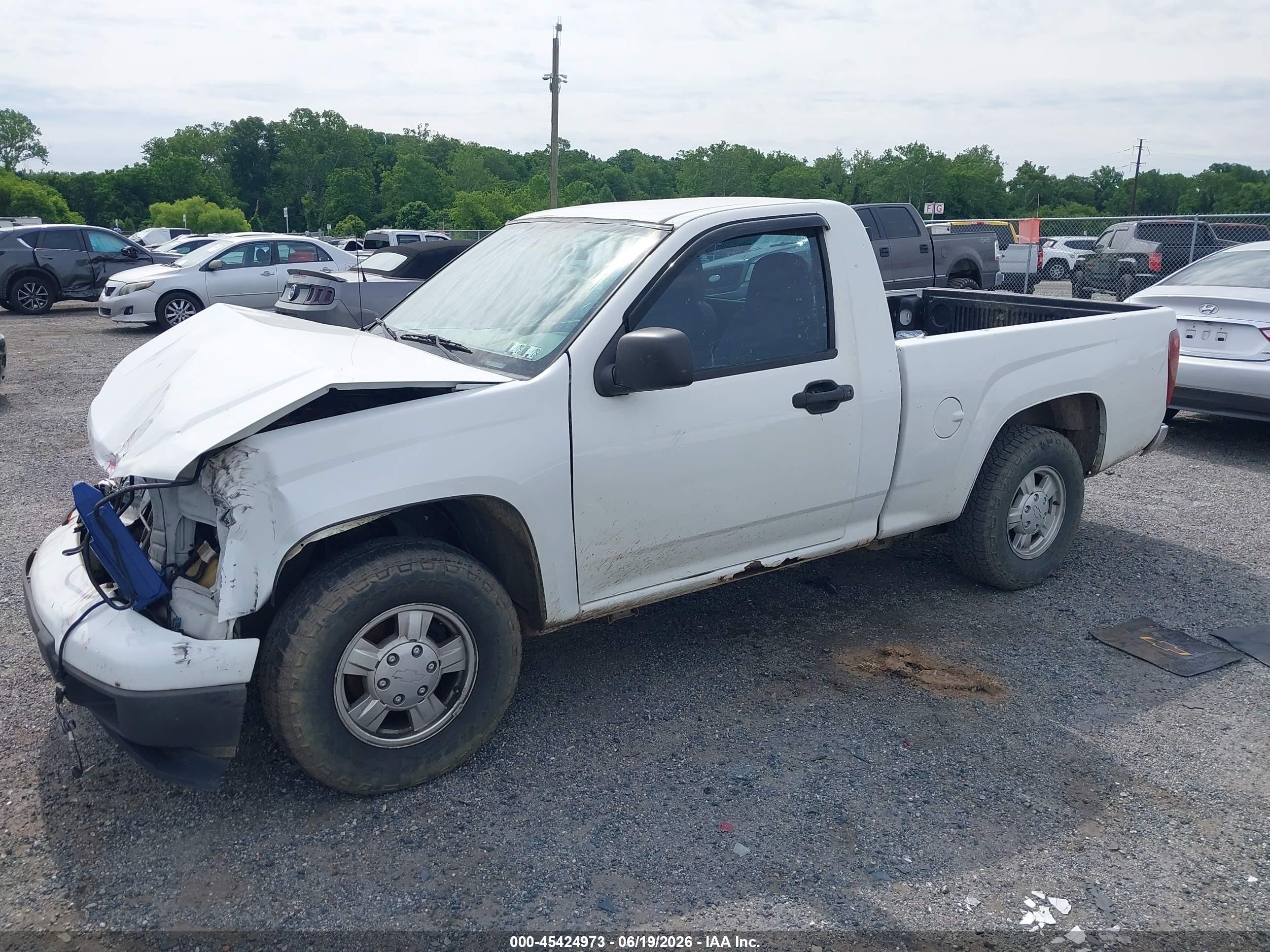 2006 Chevrolet Colorado Ls White vin: 1GCCS148668188868