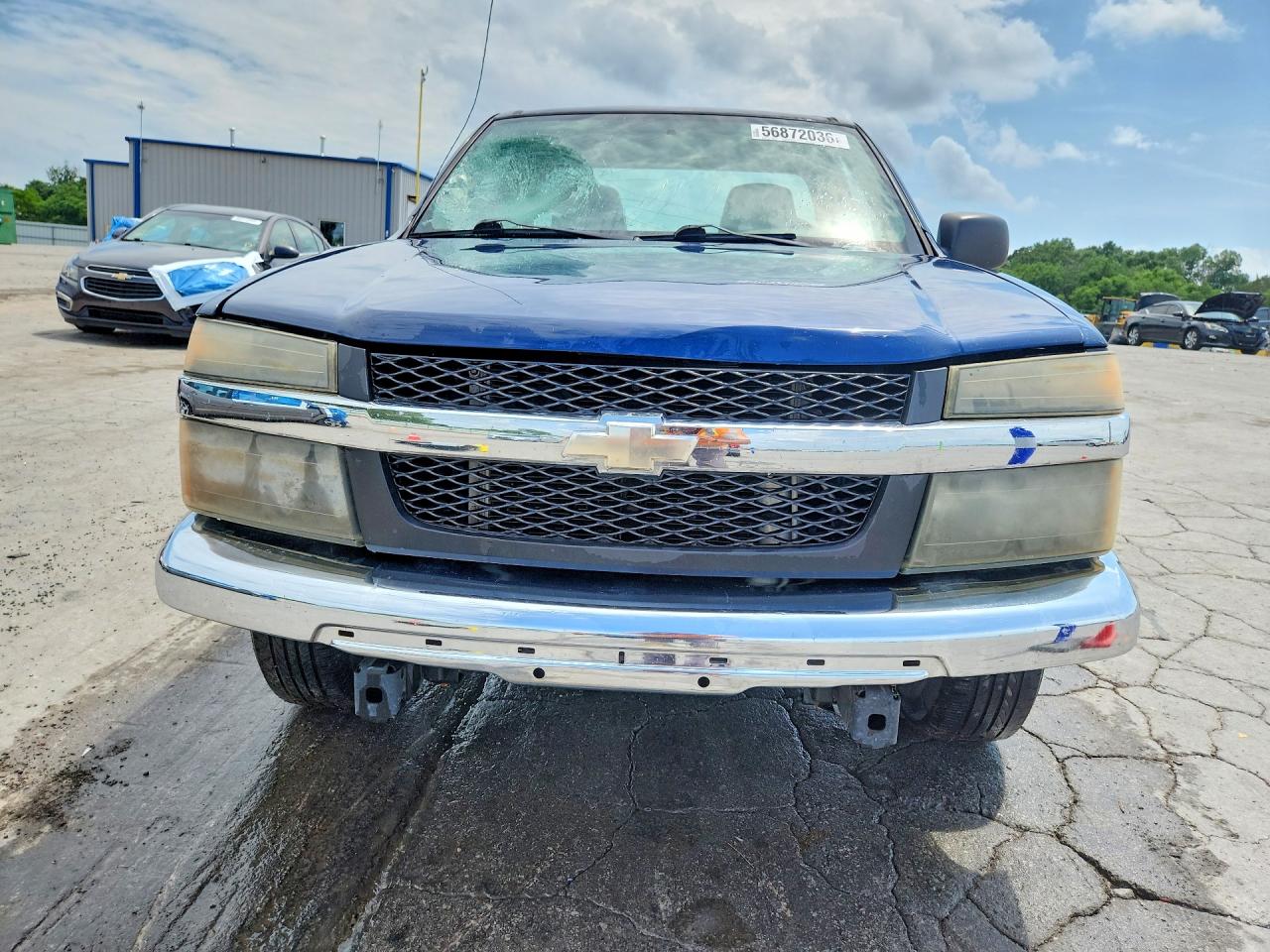 2004 Chevrolet Colorado Blue vin: 1GCCS148748195583