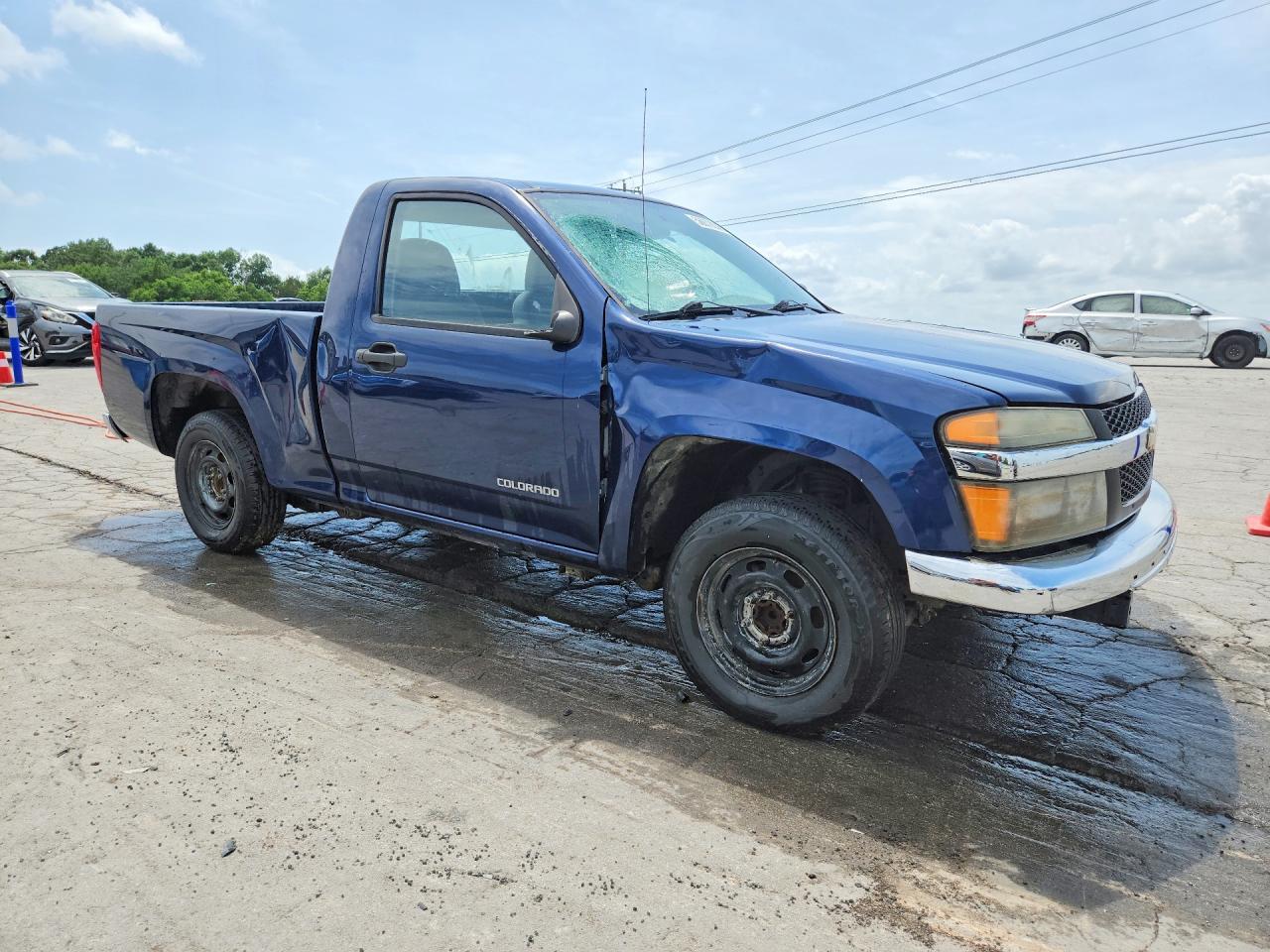 2004 Chevrolet Colorado Blue vin: 1GCCS148748195583