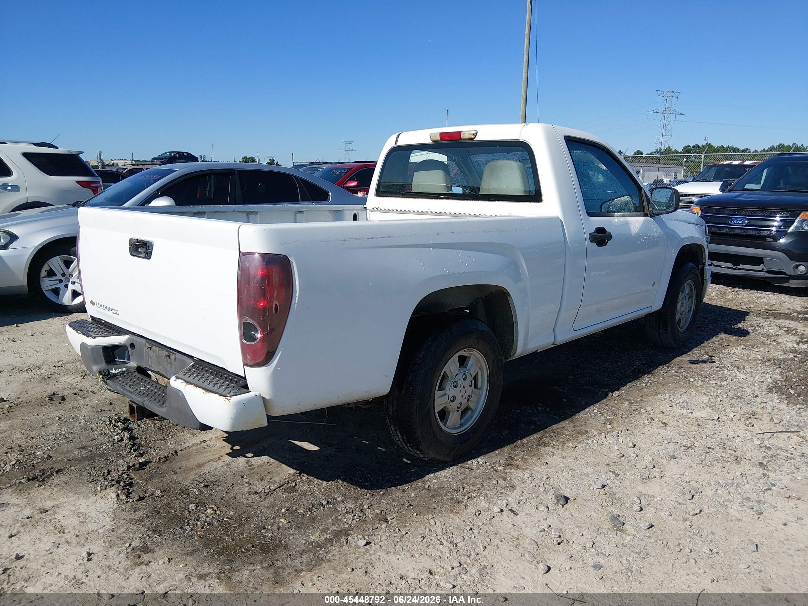 2006 Chevrolet Colorado Ls White vin: 1GCCS148868113640