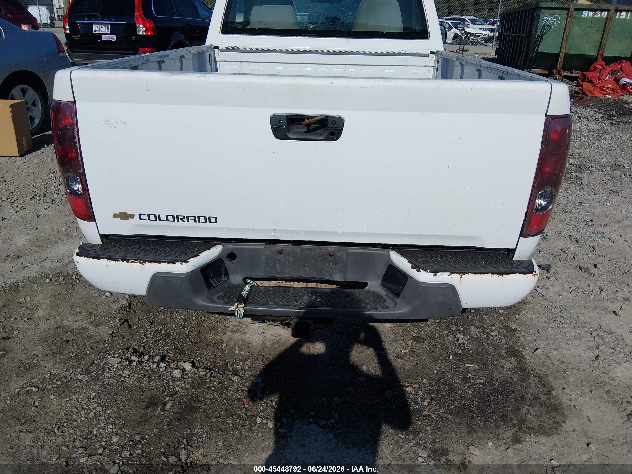 2006 Chevrolet Colorado Ls White vin: 1GCCS148868113640