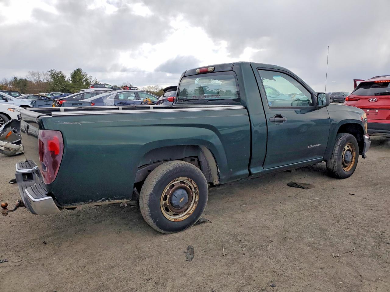 2004 Chevrolet Colorado Green vin: 1GCCS148948194371