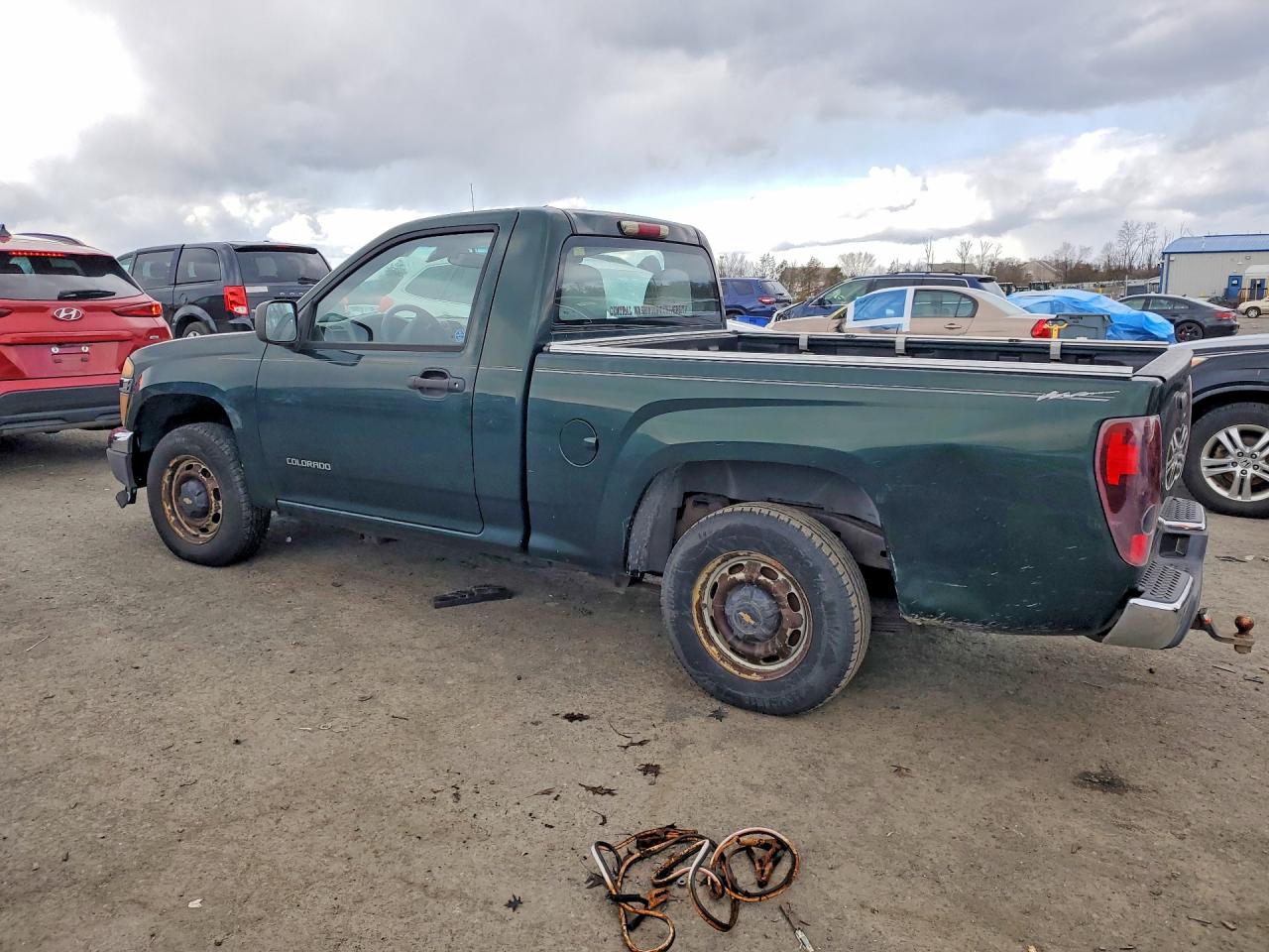 2004 Chevrolet Colorado Green vin: 1GCCS148948194371