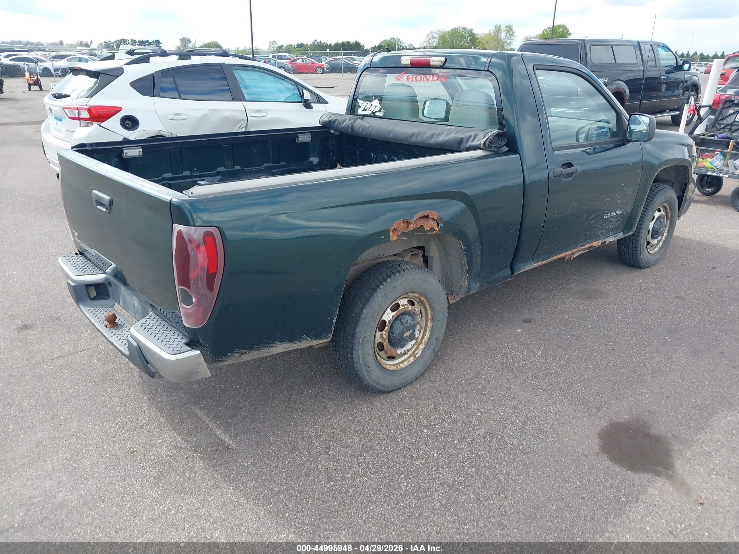 2004 Chevrolet Colorado   Зеленый vin: 1GCCS148948195701
