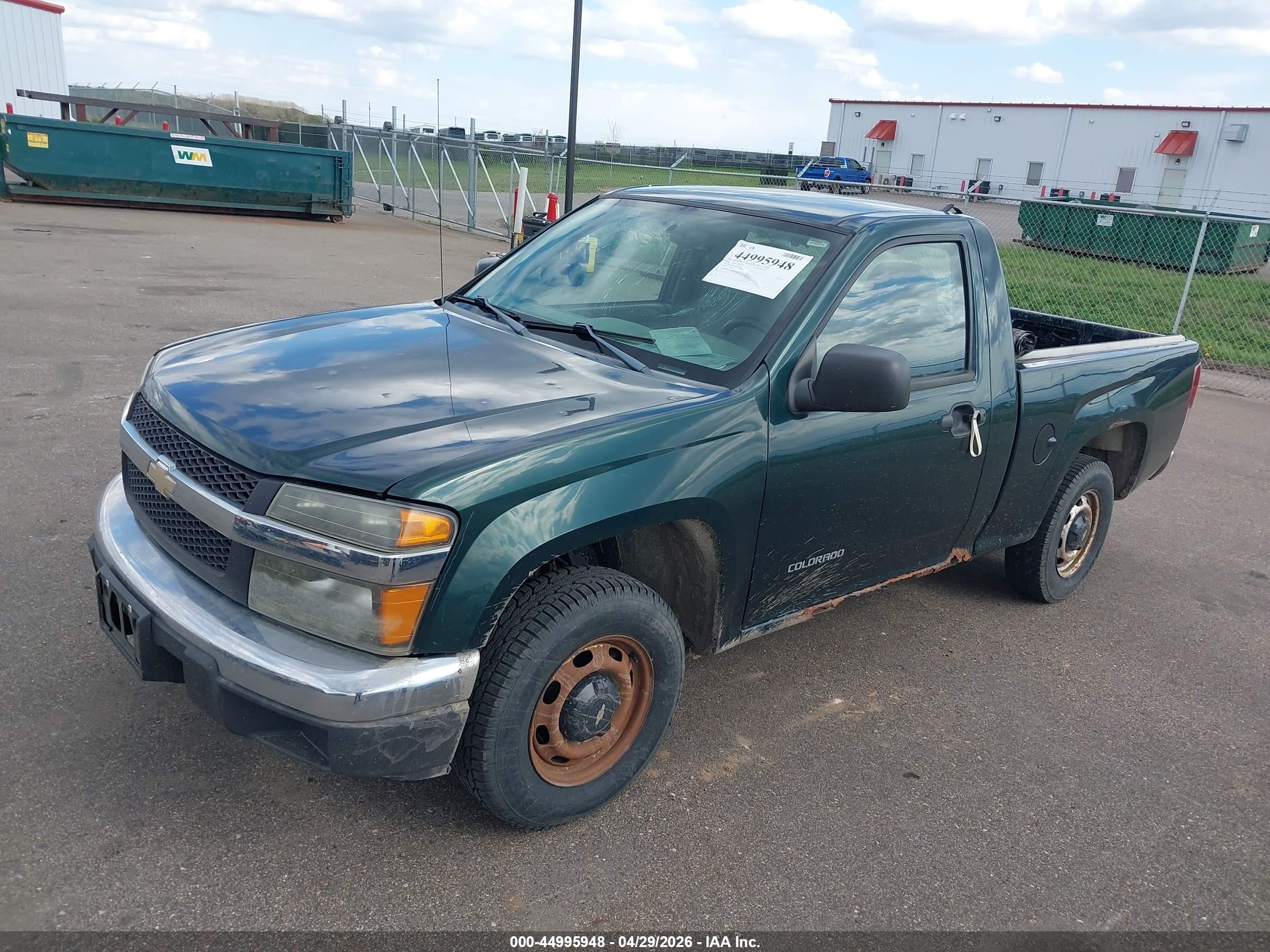 2004 Chevrolet Colorado   Зеленый vin: 1GCCS148948195701