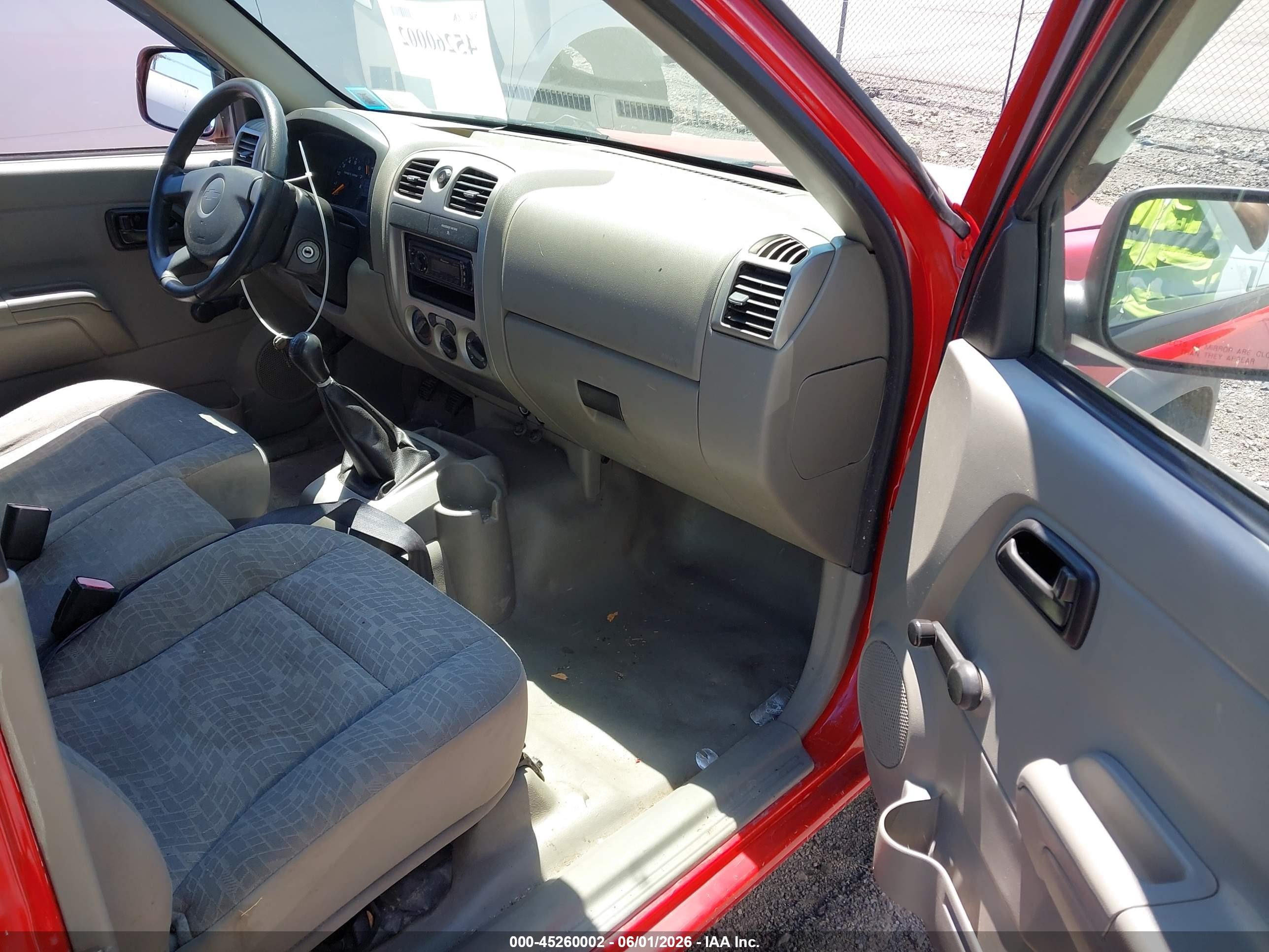 2007 Chevrolet Colorado Work Truck Красный vin: 1GCCS149078133312