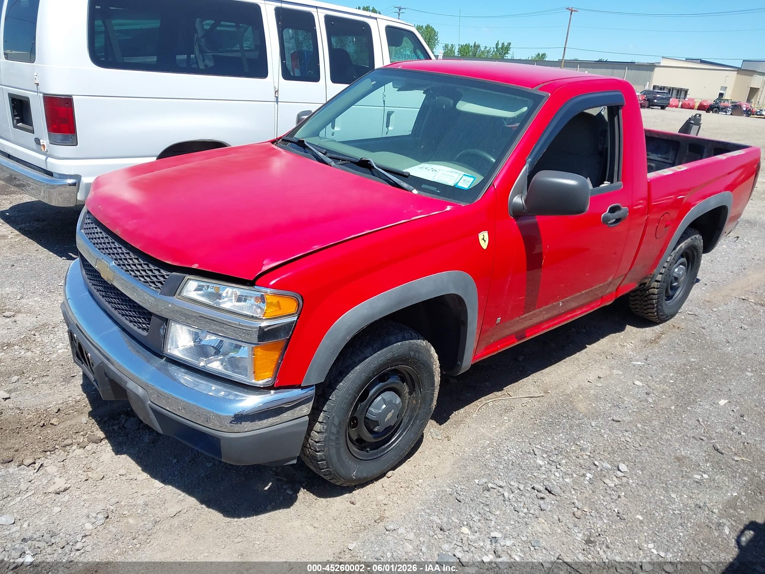 2007 Chevrolet Colorado Work Truck Красный vin: 1GCCS149078133312