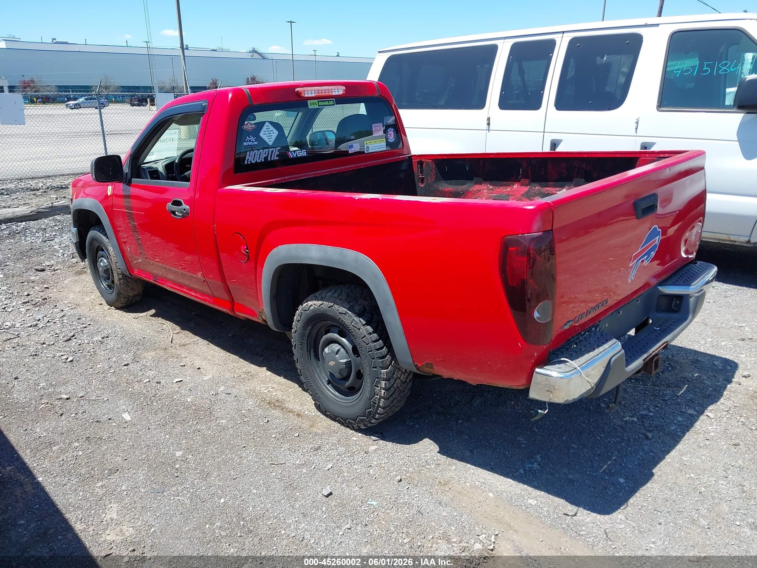 2007 Chevrolet Colorado Work Truck Красный vin: 1GCCS149078133312