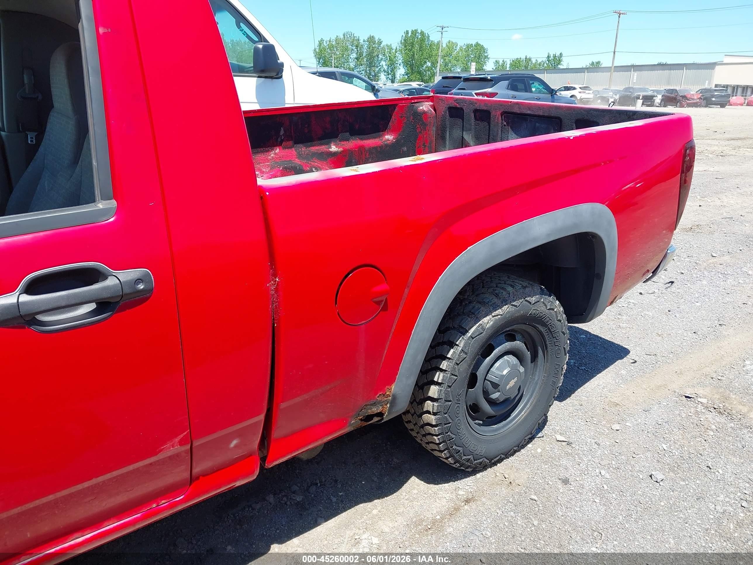 2007 Chevrolet Colorado Work Truck Красный vin: 1GCCS149078133312