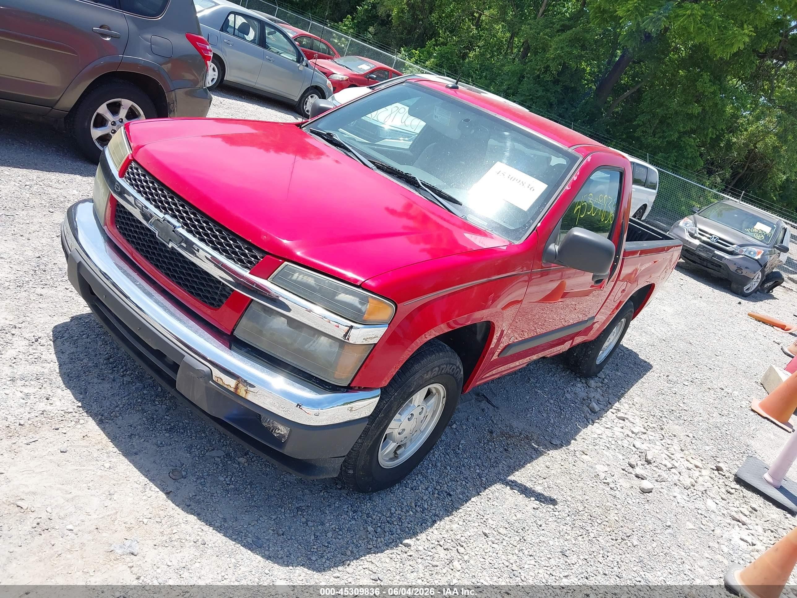 2008 Chevrolet Colorado Lt Red vin: 1GCCS149088124207