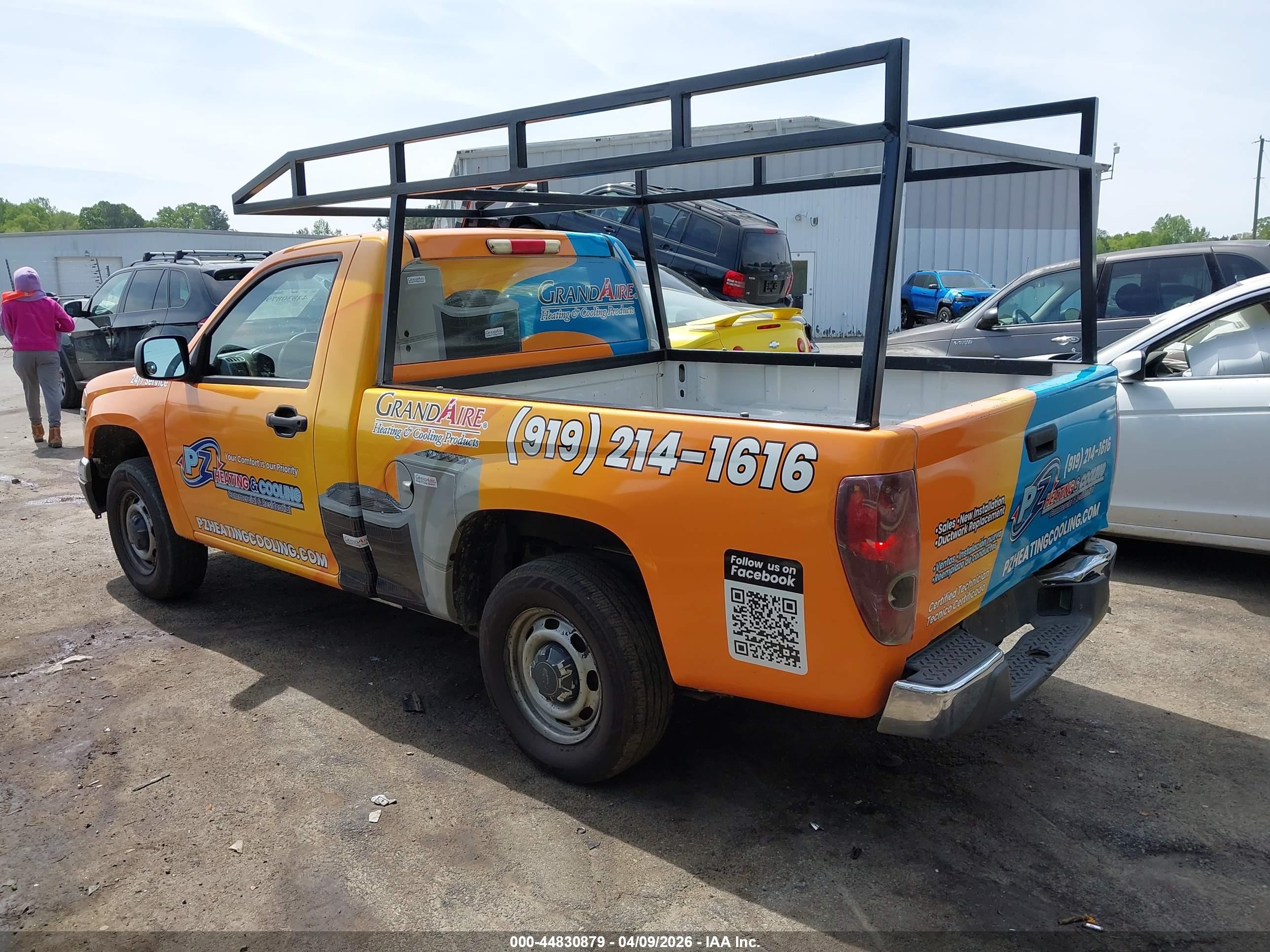 2008 Chevrolet Colorado Work Truck Orange vin: 1GCCS149088160091