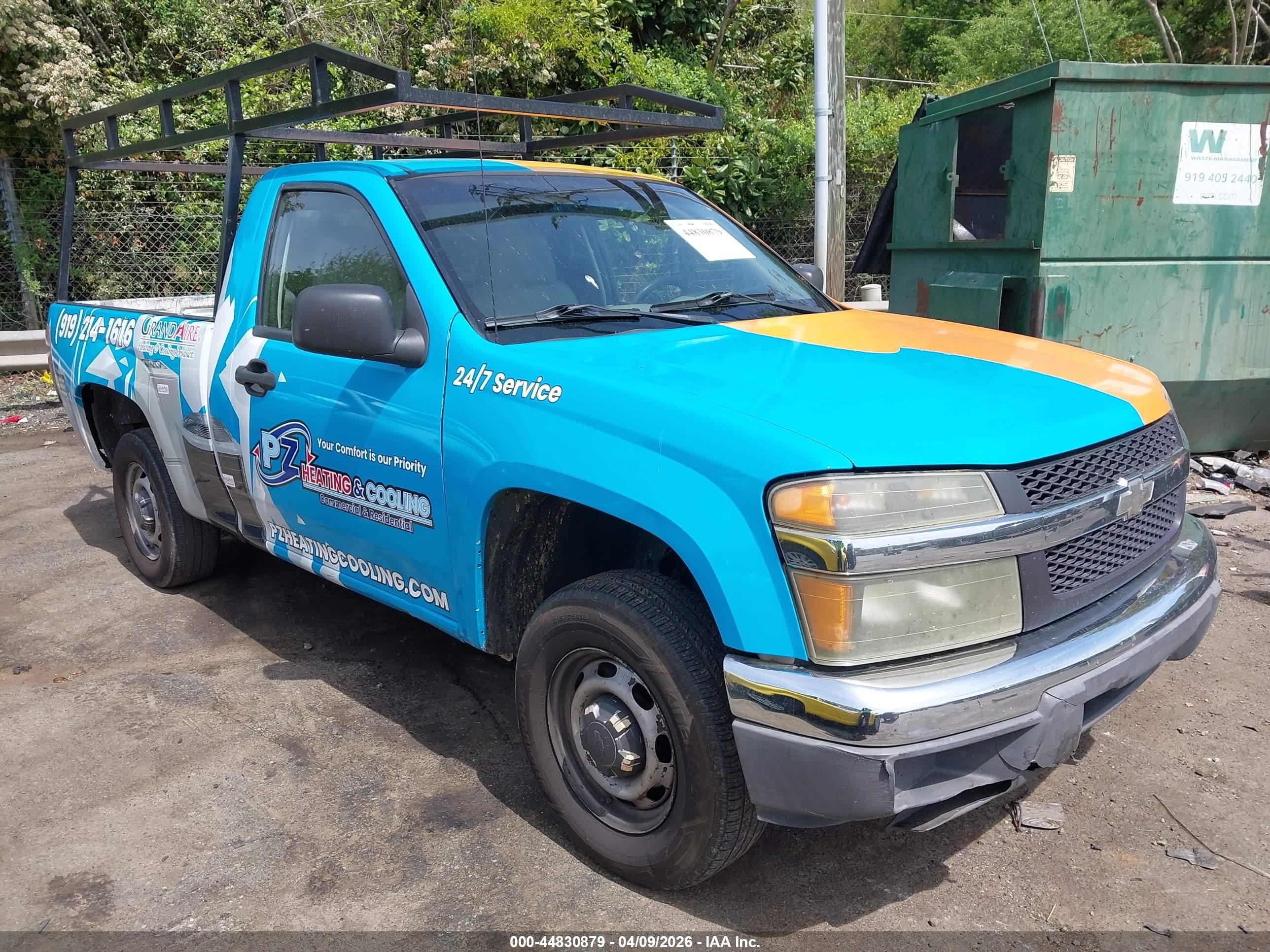 2008 Chevrolet Colorado Work Truck Orange vin: 1GCCS149088160091