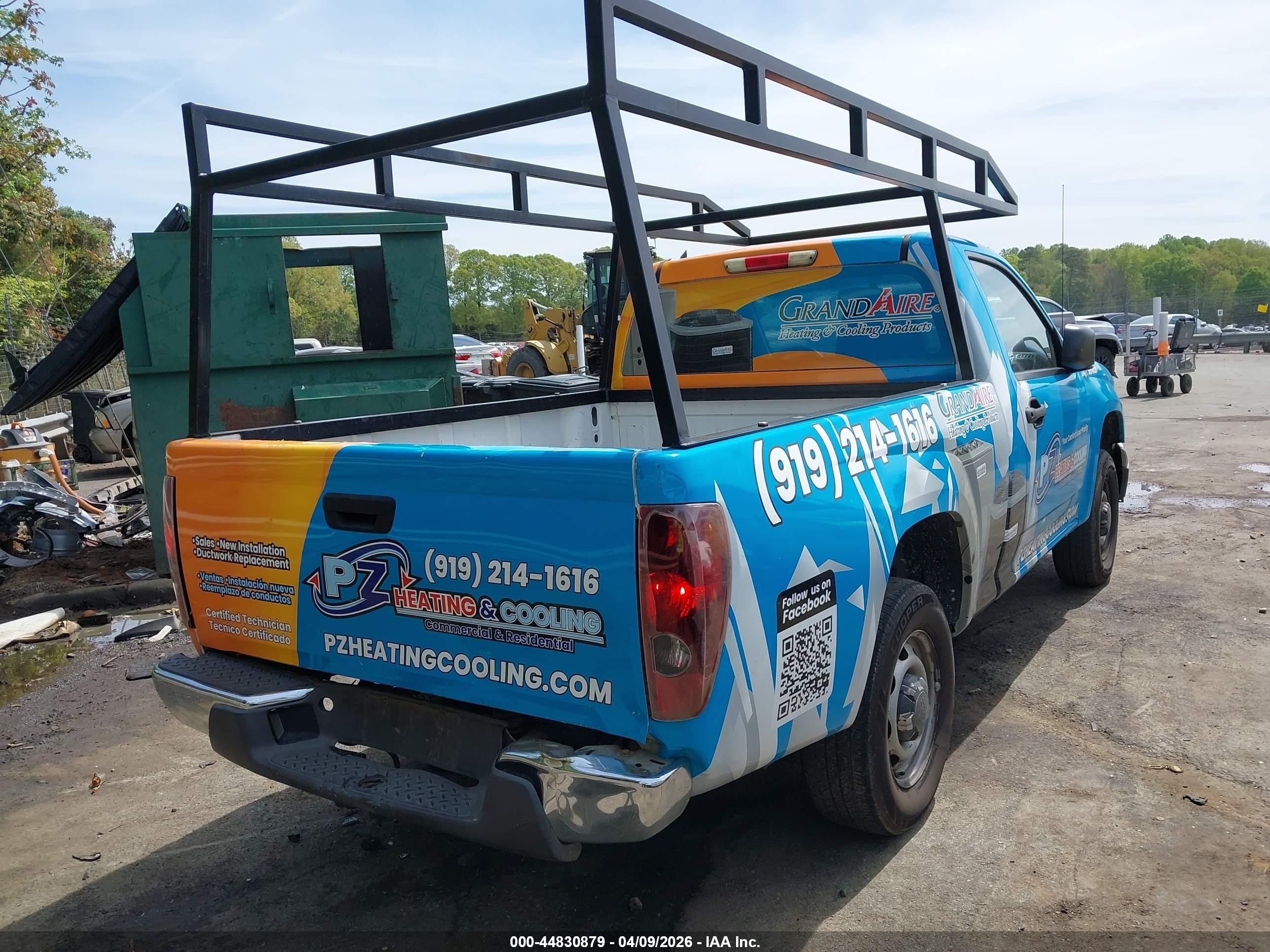 2008 Chevrolet Colorado Work Truck Orange vin: 1GCCS149088160091