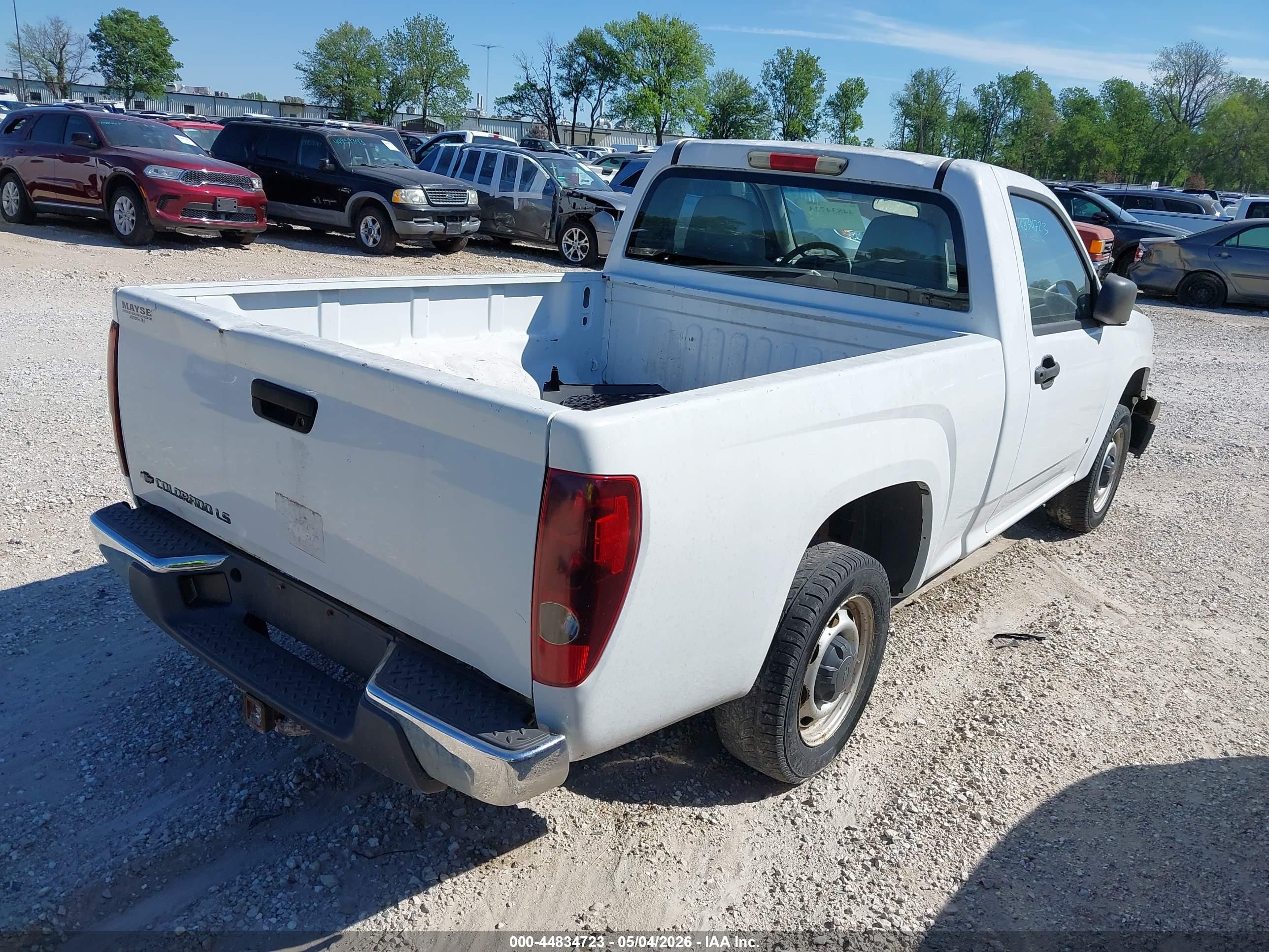 2007 Chevrolet Colorado Ls White vin: 1GCCS149278115491