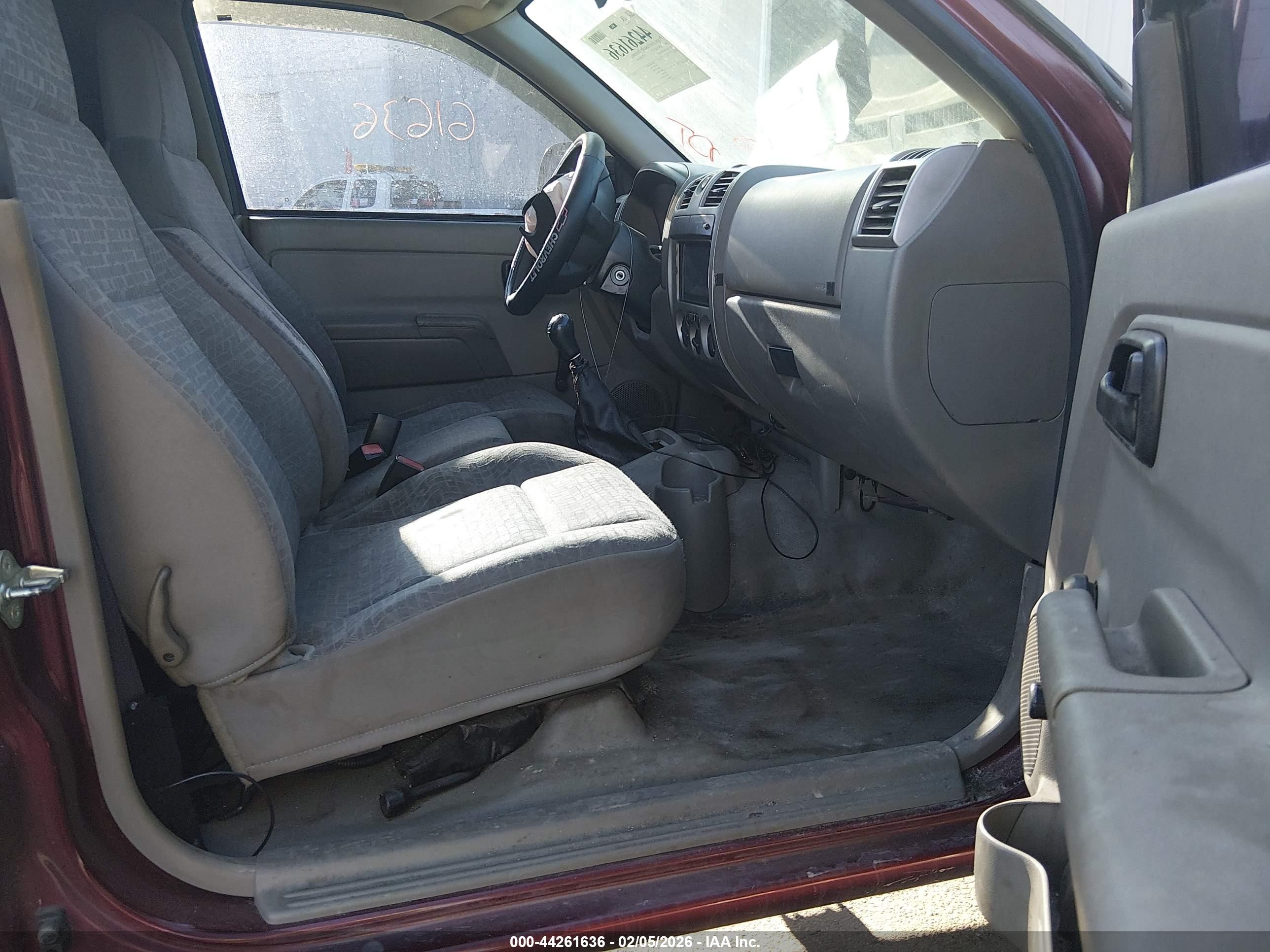 2007 Chevrolet Colorado Work Truck Burgundy vin: 1GCCS149278147129