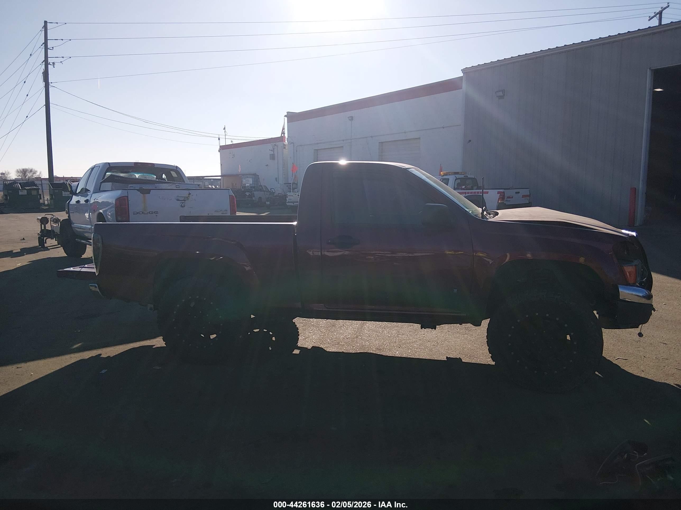2007 Chevrolet Colorado Work Truck Burgundy vin: 1GCCS149278147129