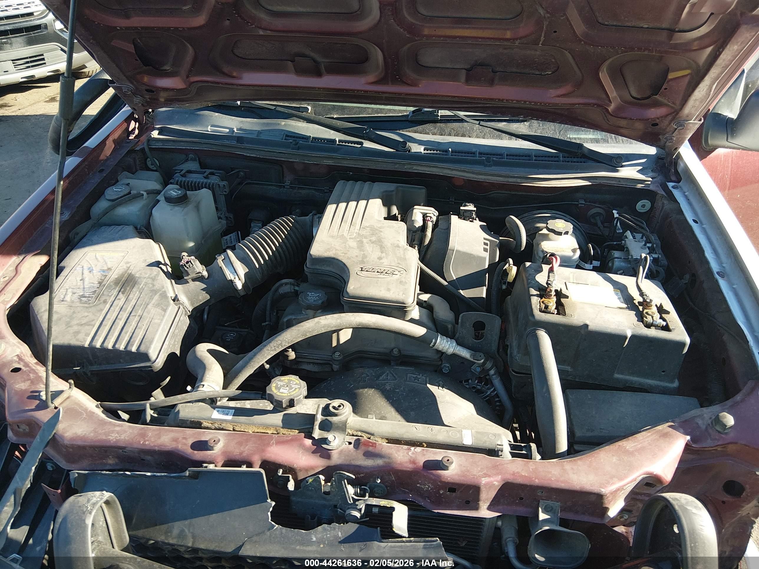 2007 Chevrolet Colorado Work Truck Burgundy vin: 1GCCS149278147129