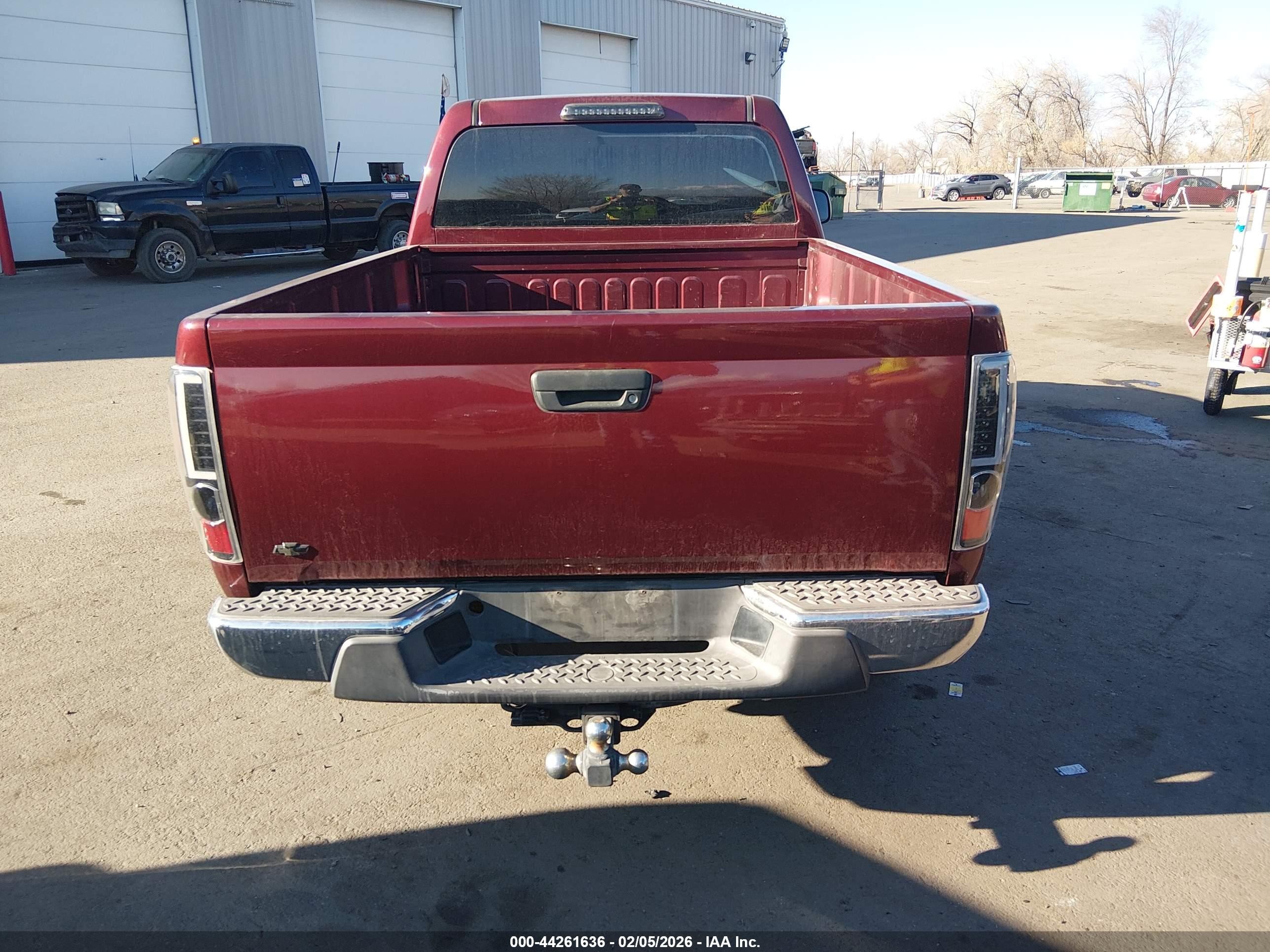 2007 Chevrolet Colorado Work Truck Burgundy vin: 1GCCS149278147129