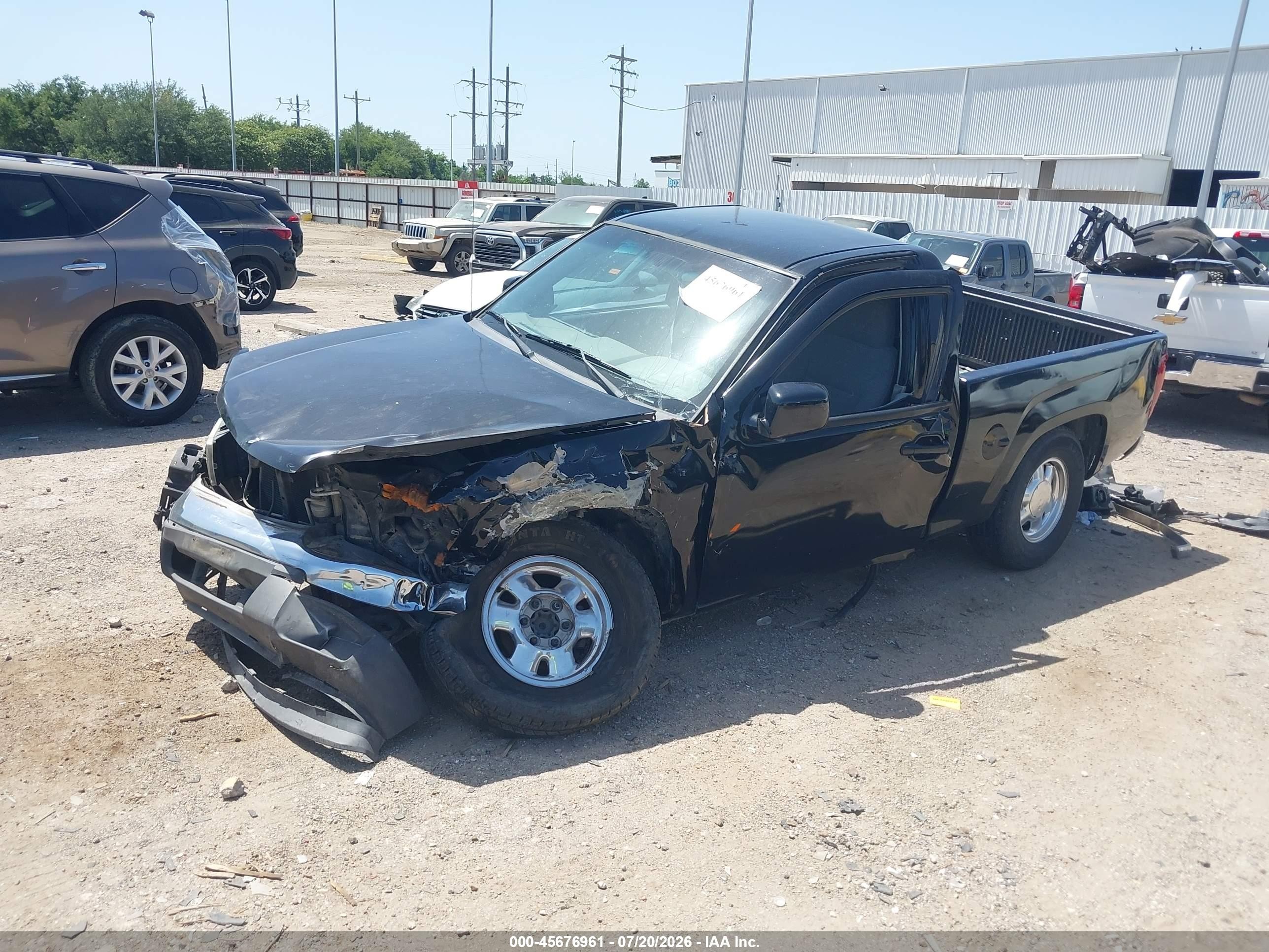 2007 Chevrolet Colorado Work Truck Black vin: 1GCCS149278251751