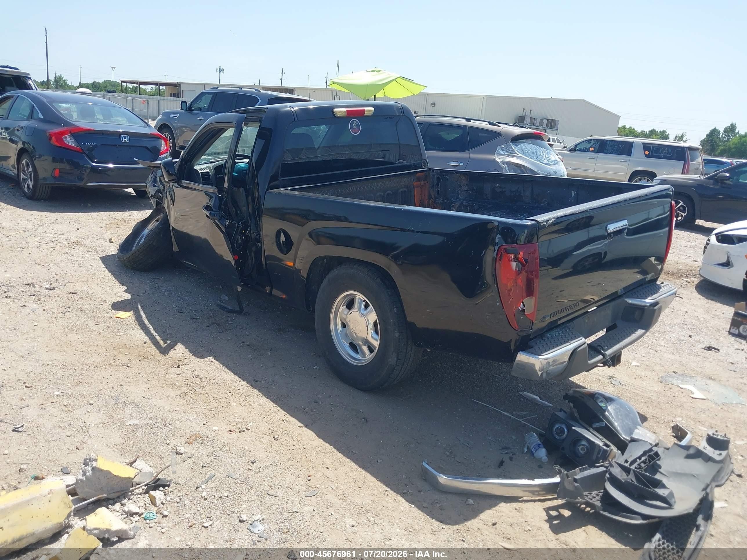 2007 Chevrolet Colorado Work Truck Black vin: 1GCCS149278251751