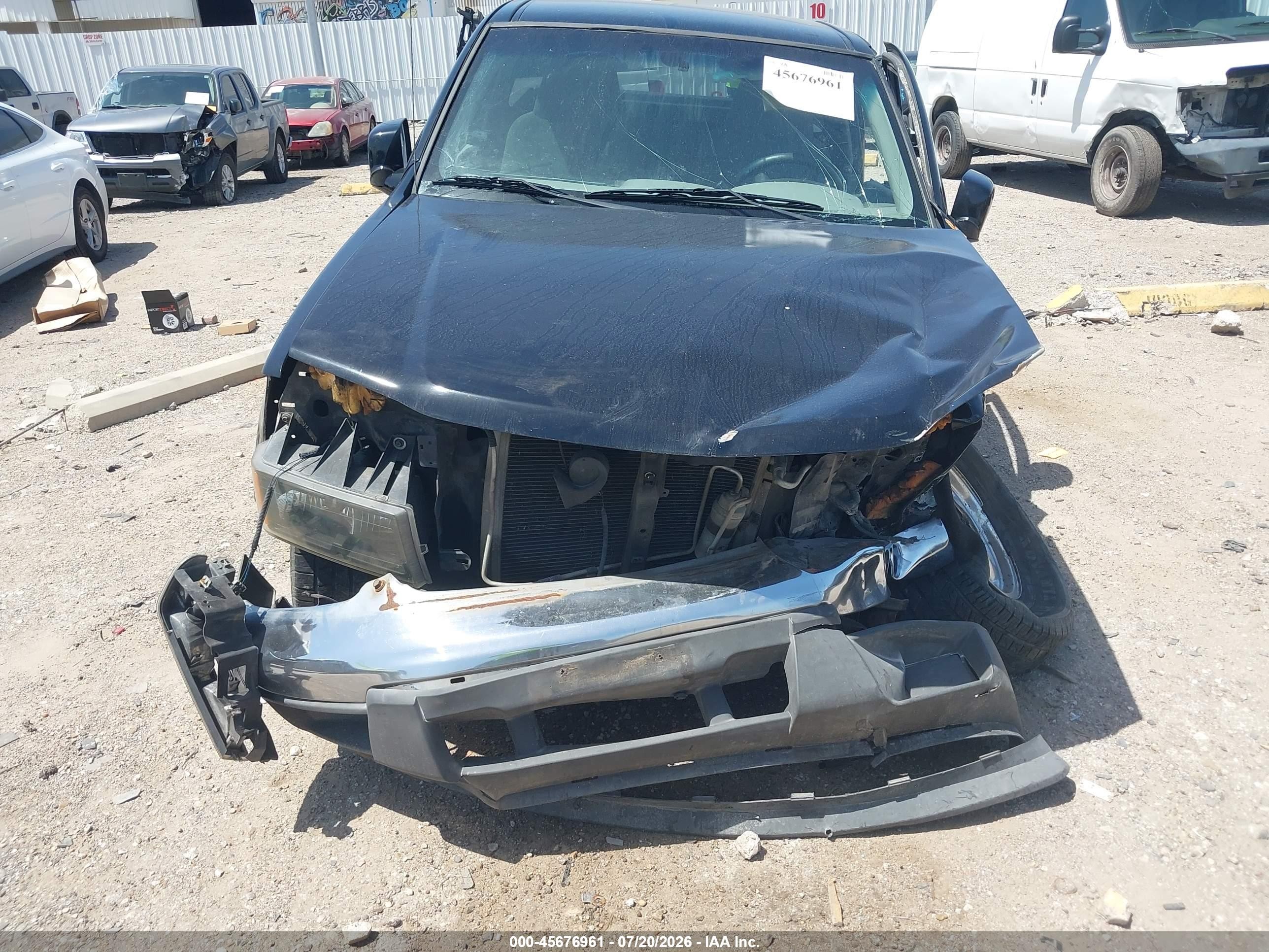 2007 Chevrolet Colorado Work Truck Black vin: 1GCCS149278251751