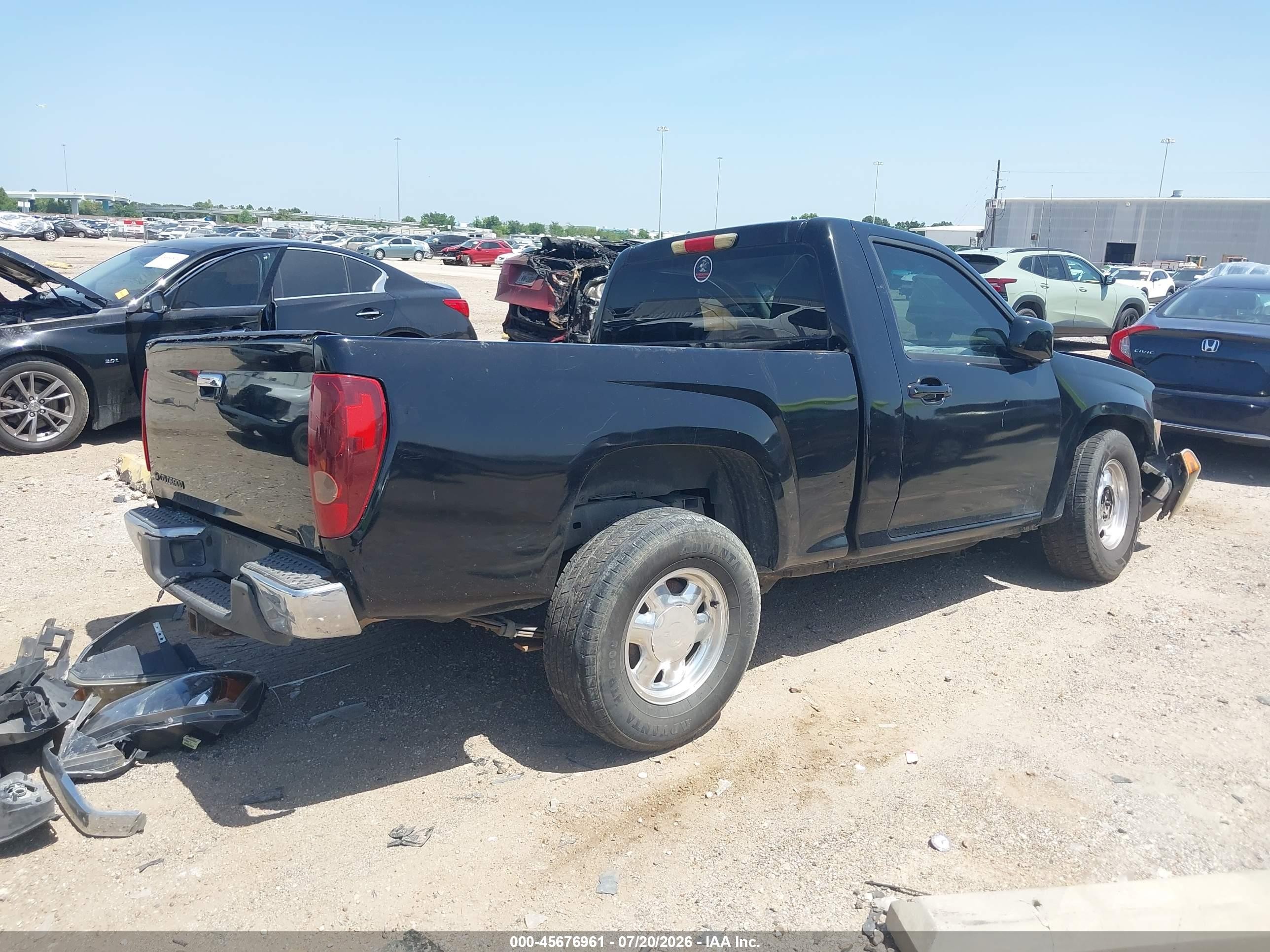 2007 Chevrolet Colorado Work Truck Black vin: 1GCCS149278251751
