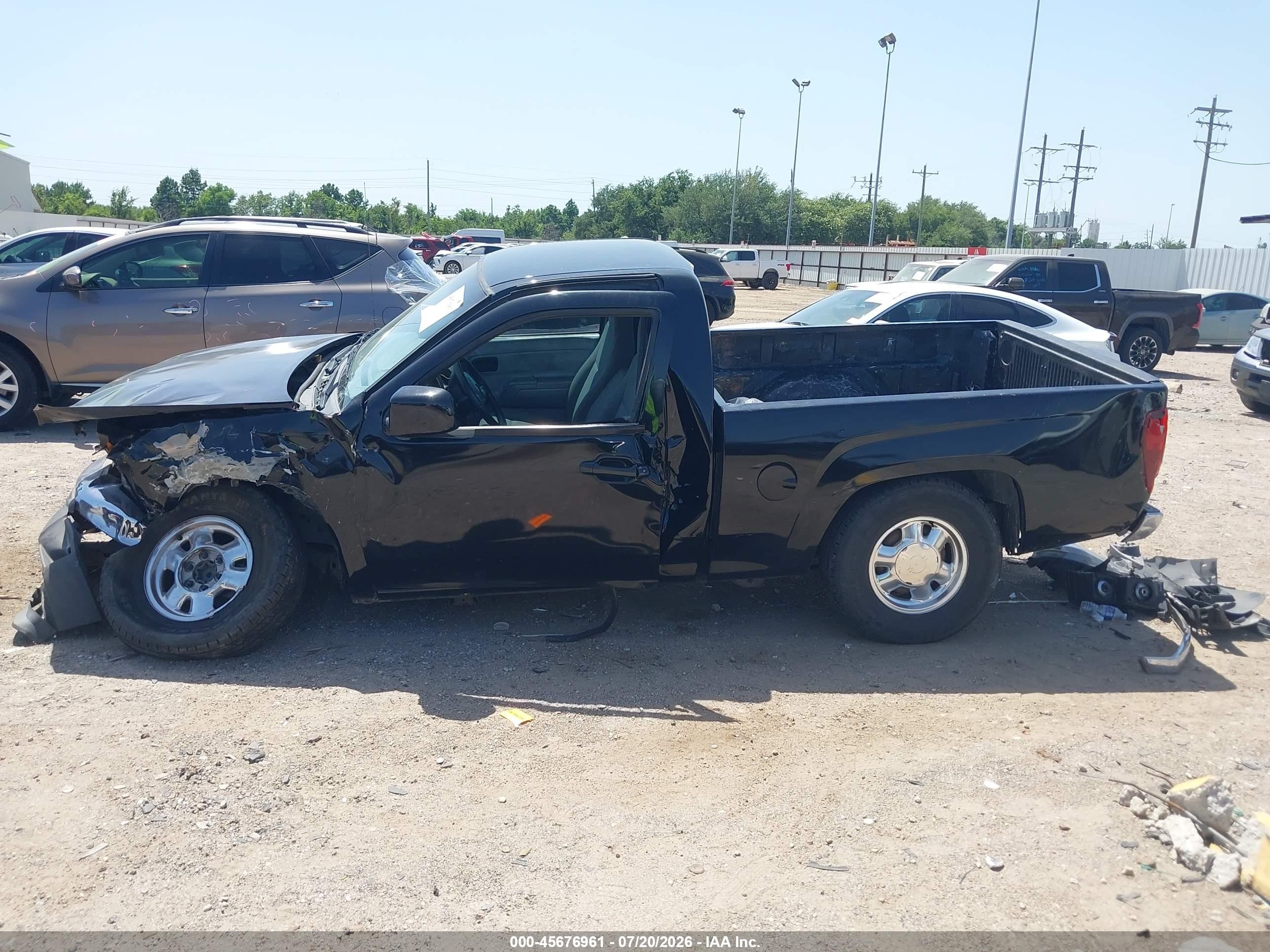 2007 Chevrolet Colorado Work Truck Black vin: 1GCCS149278251751