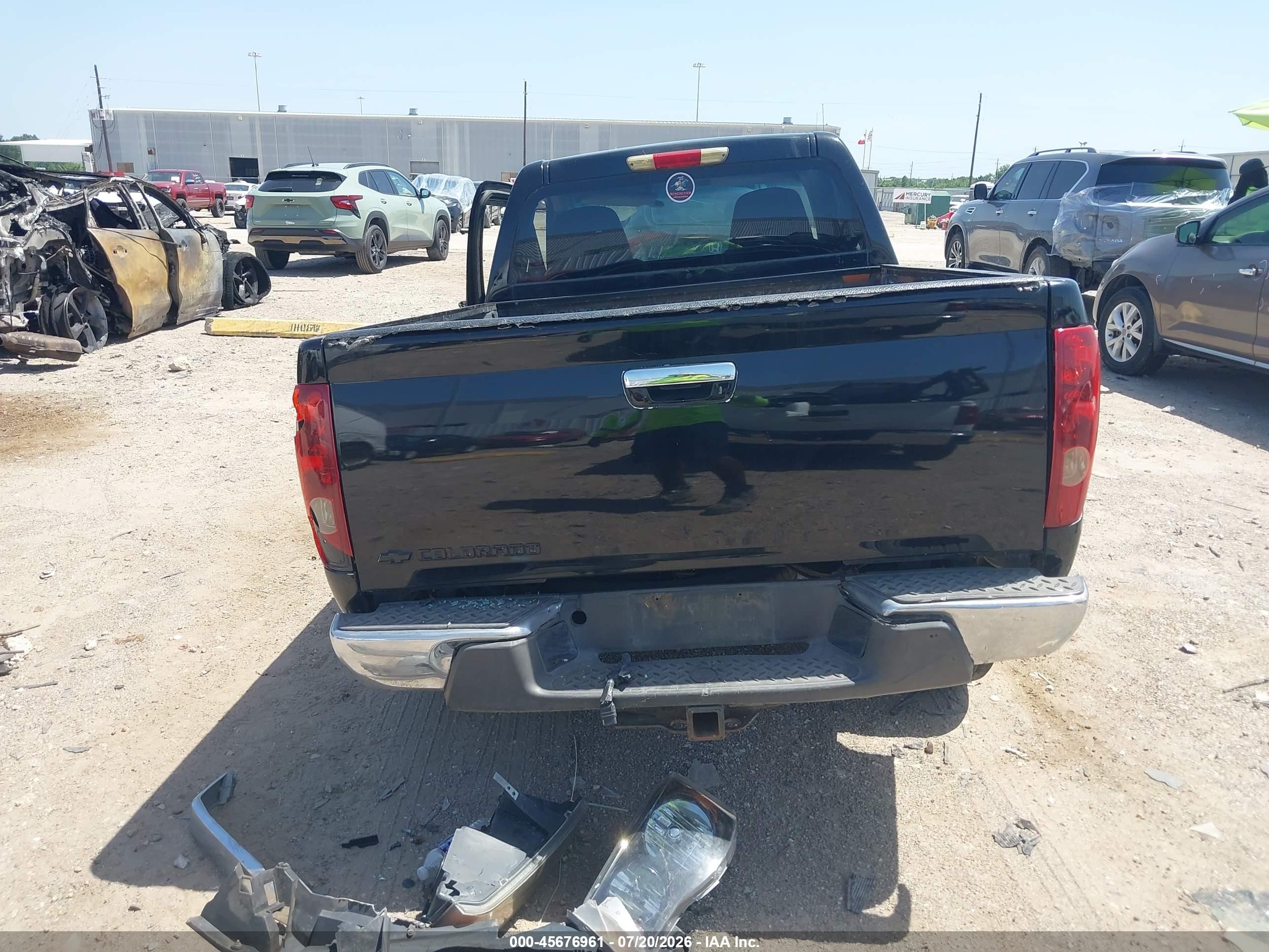 2007 Chevrolet Colorado Work Truck Black vin: 1GCCS149278251751