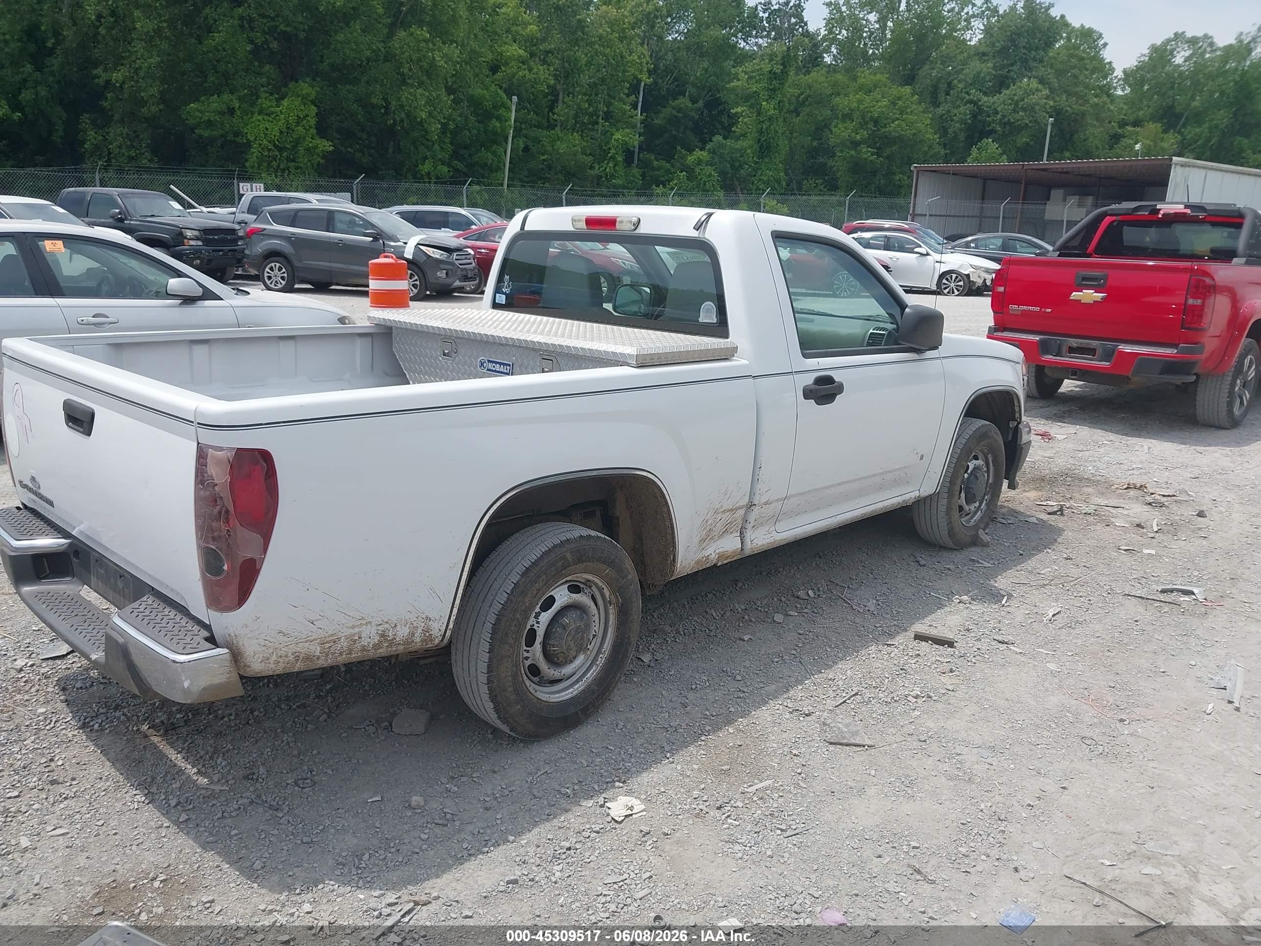 2008 Chevrolet Colorado Work Truck White vin: 1GCCS149288184022