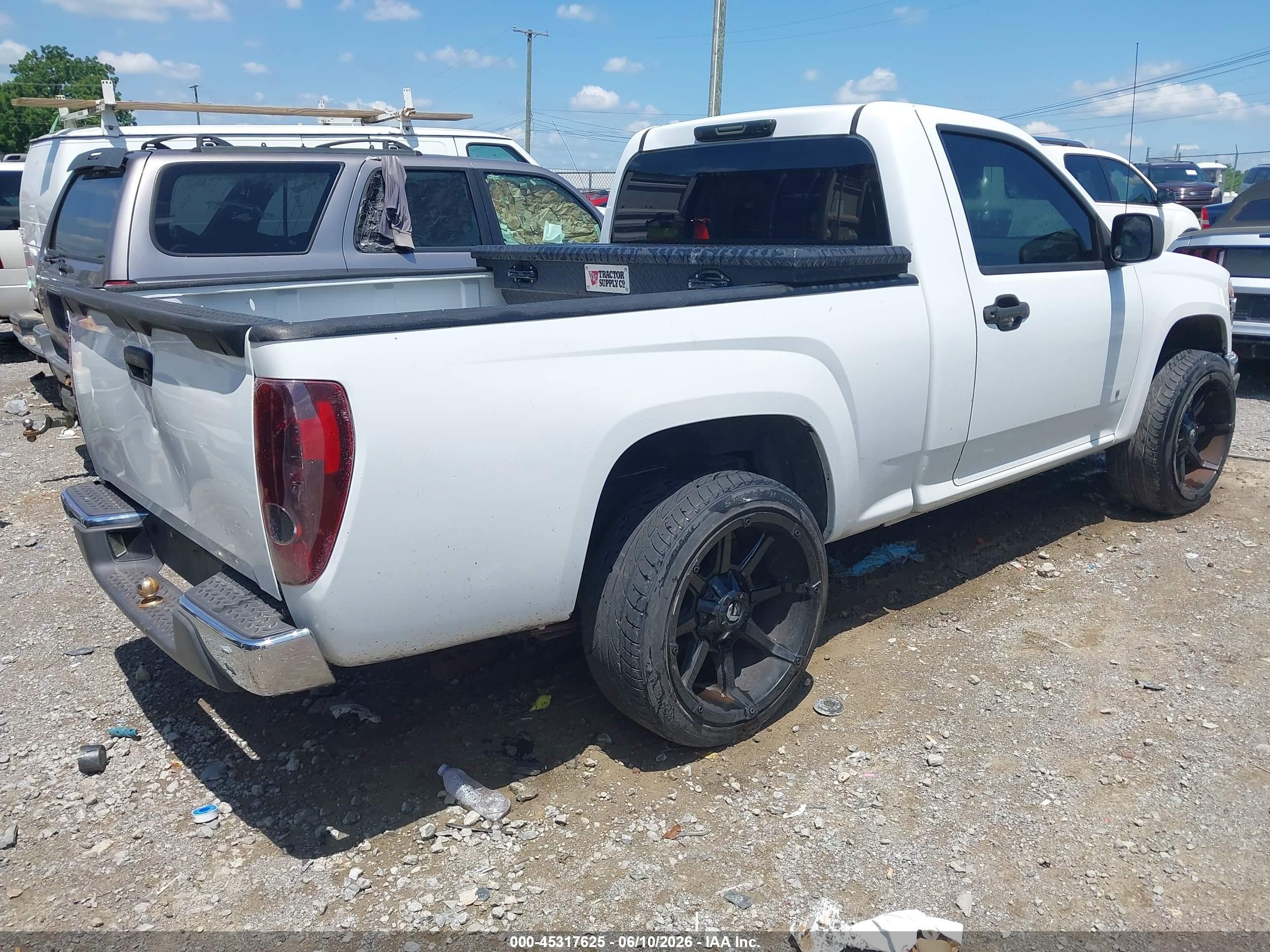 2007 Chevrolet Colorado Work Truck White vin: 1GCCS149478148170