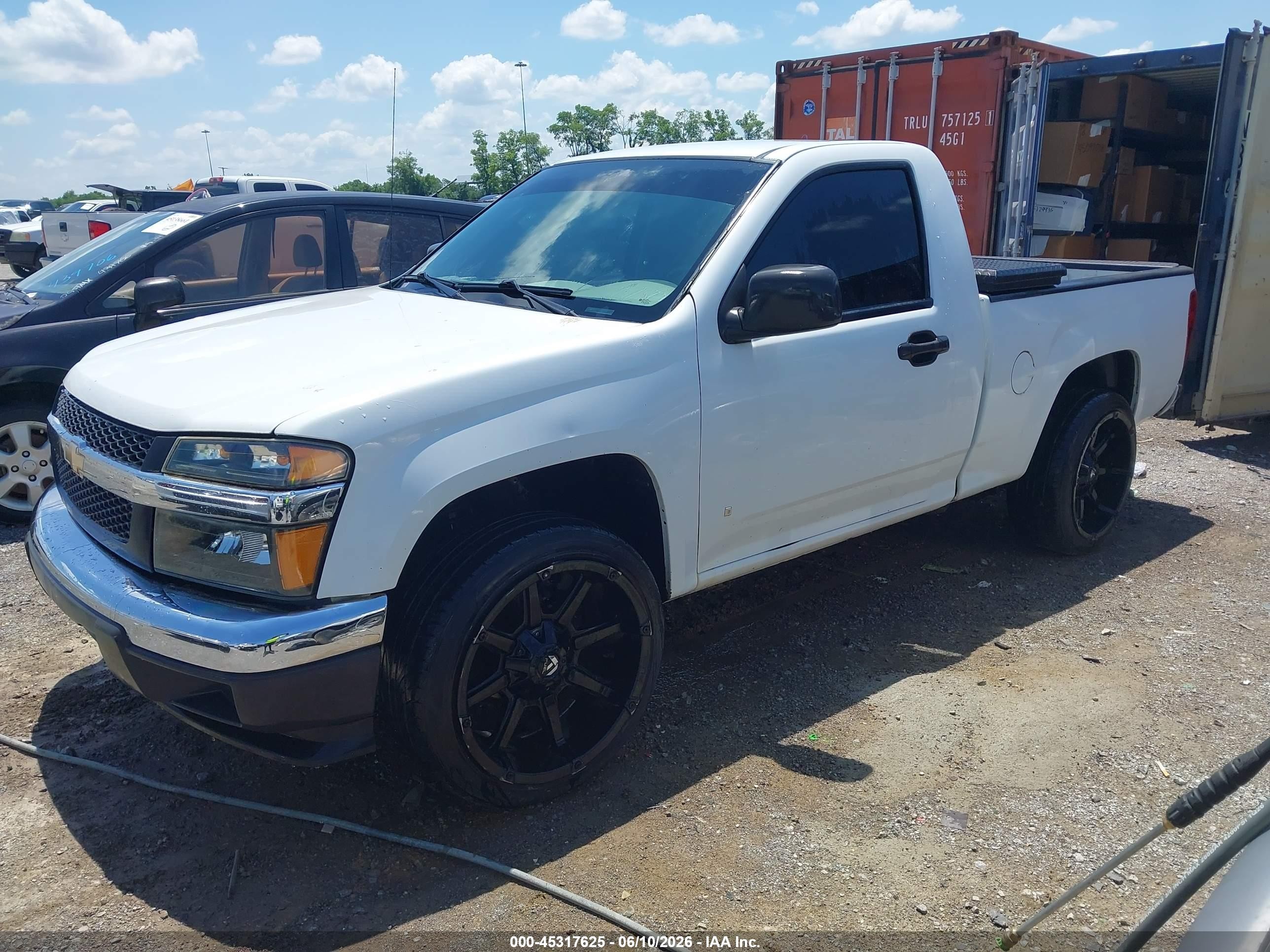 2007 Chevrolet Colorado Work Truck White vin: 1GCCS149478148170
